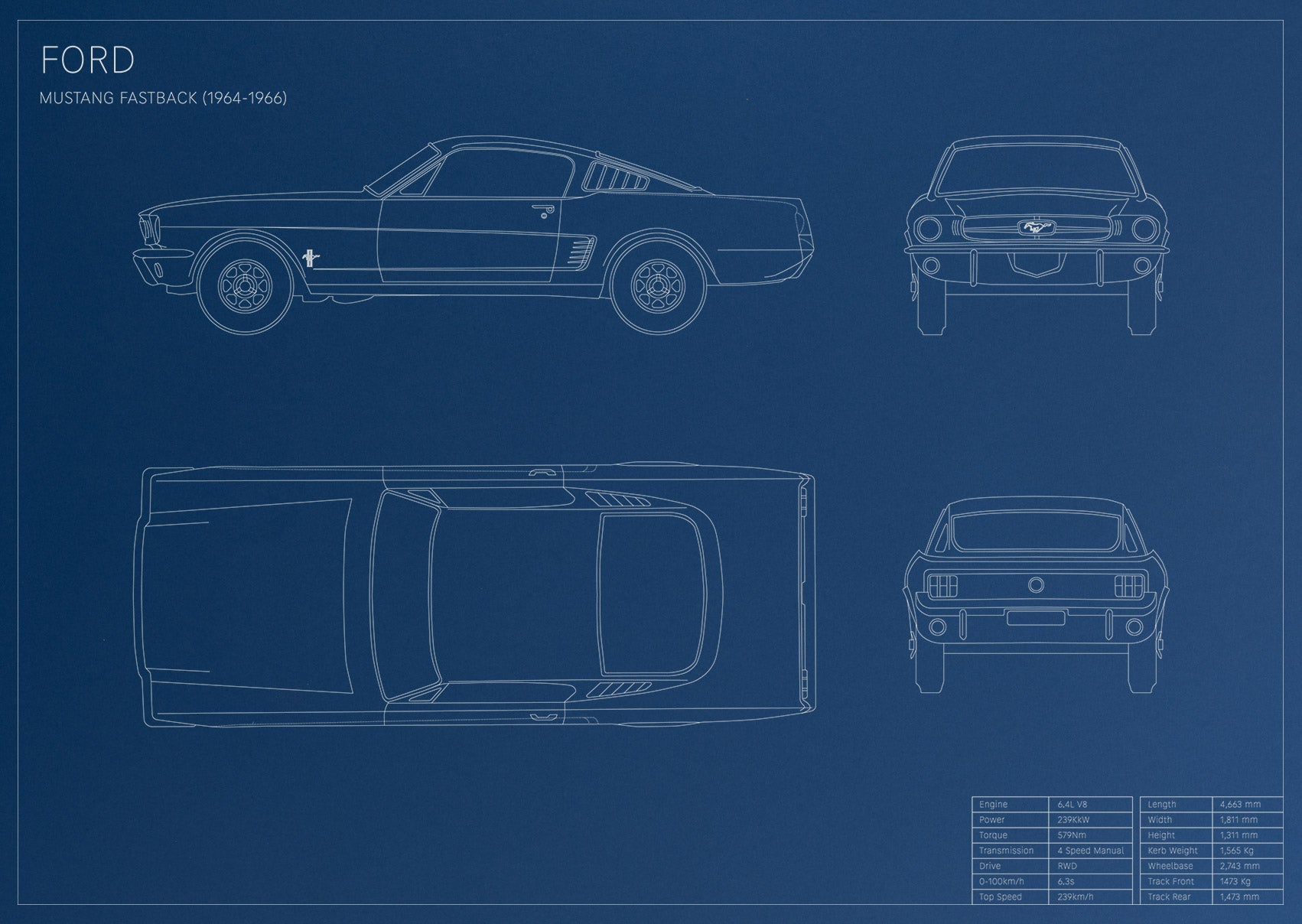 Ford Mustang Fastback (1964 - 1967)