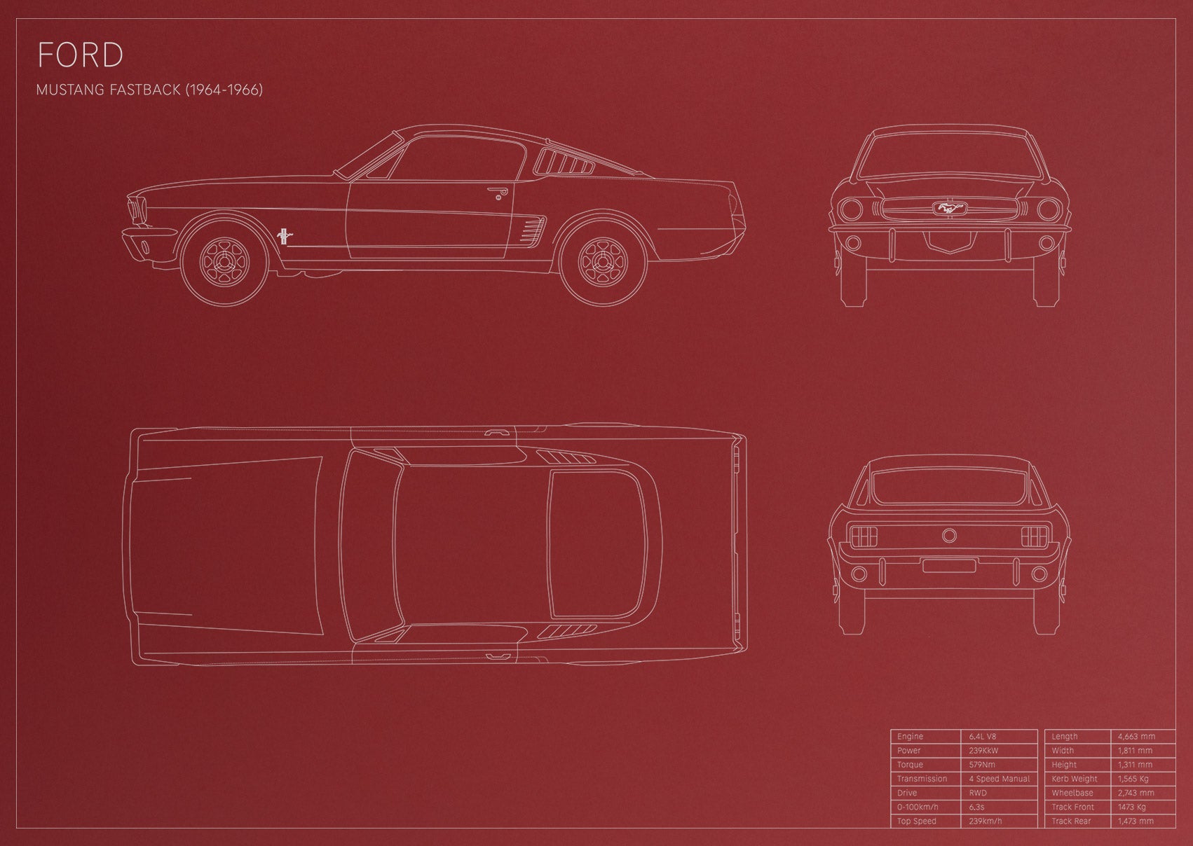 Ford Mustang Fastback (1964 - 1967)