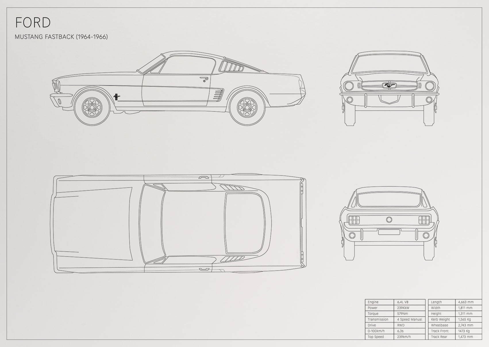 Ford Mustang Fastback (1964 - 1967)
