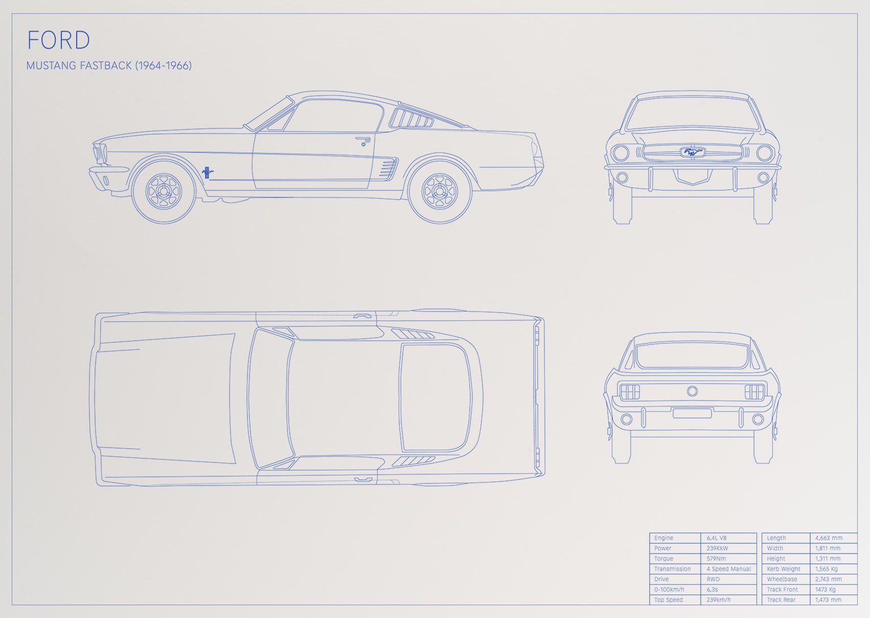 Ford Mustang Fastback (1964 - 1967)