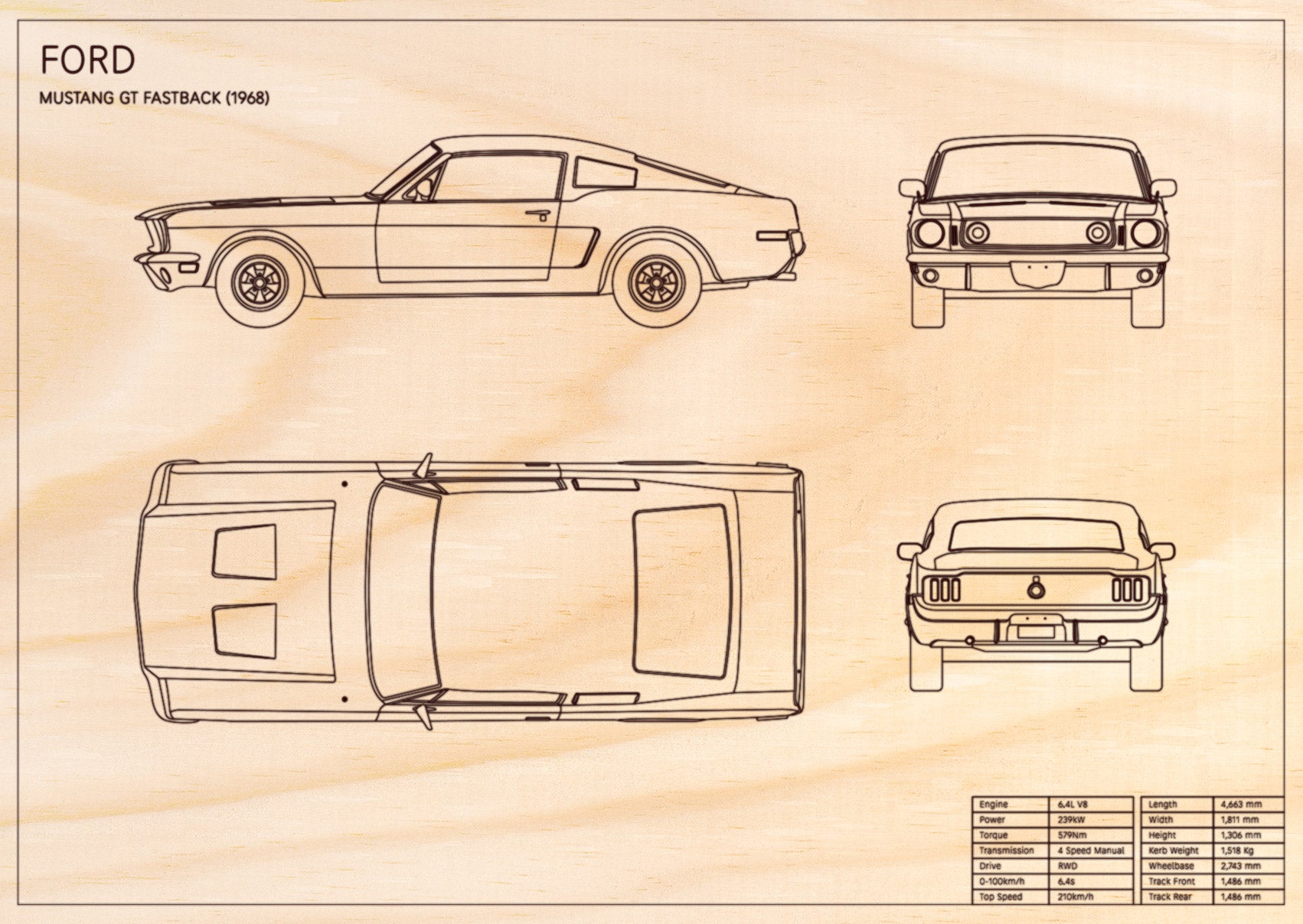 Ford Mustang GT Fastback (1968)