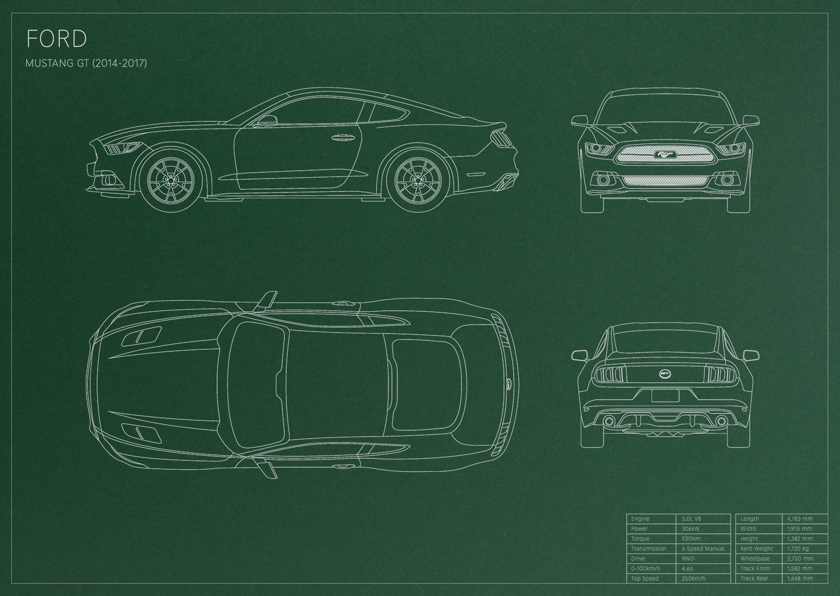 Ford Mustang GT (2014 - 2017)