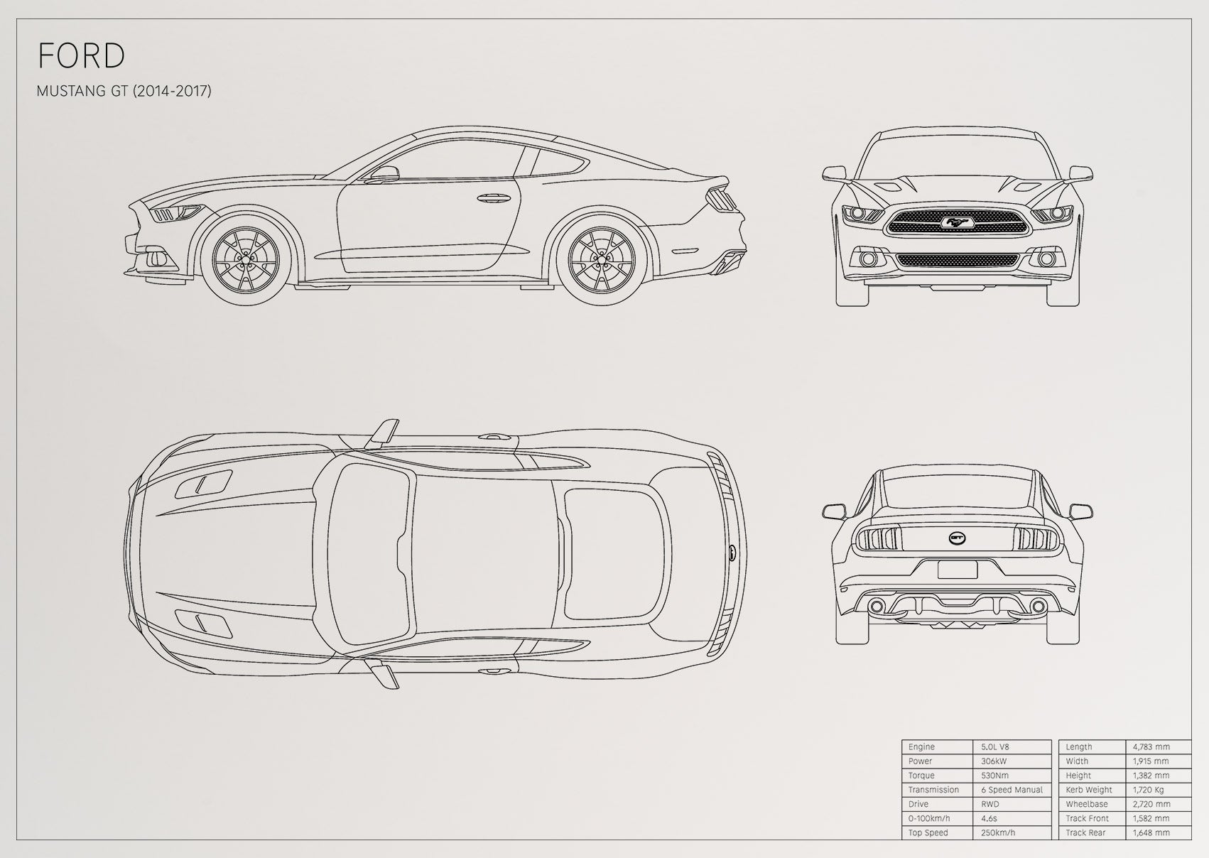 Ford Mustang GT (2014 - 2017)
