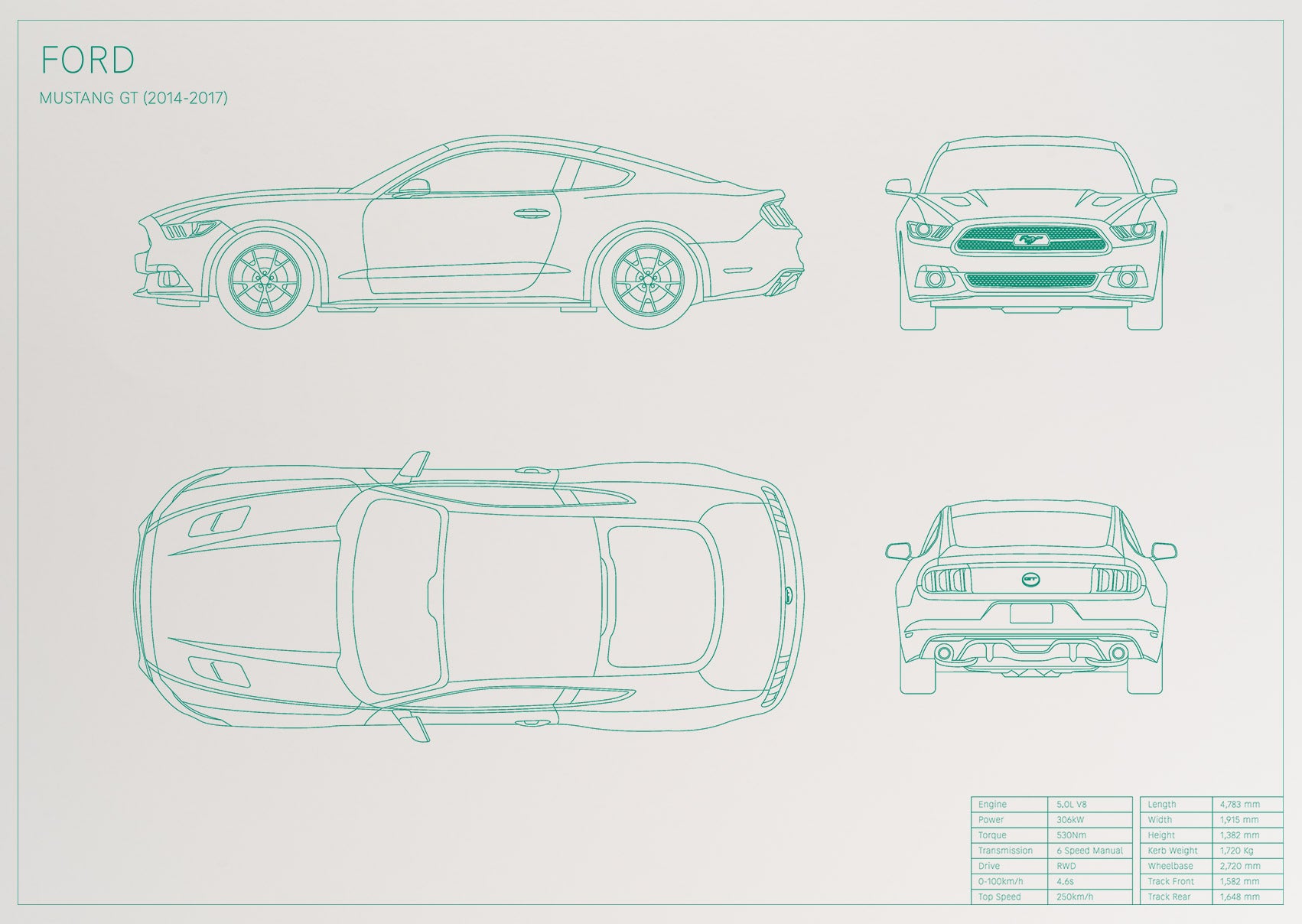 Ford Mustang GT (2014 - 2017)