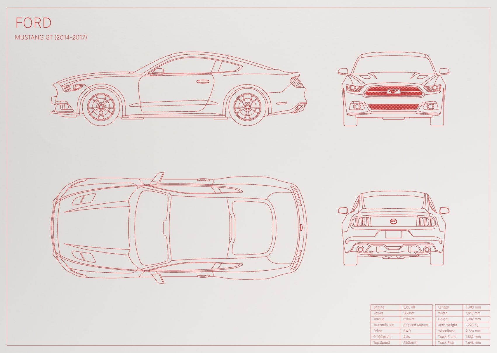 Ford Mustang GT (2014 - 2017)