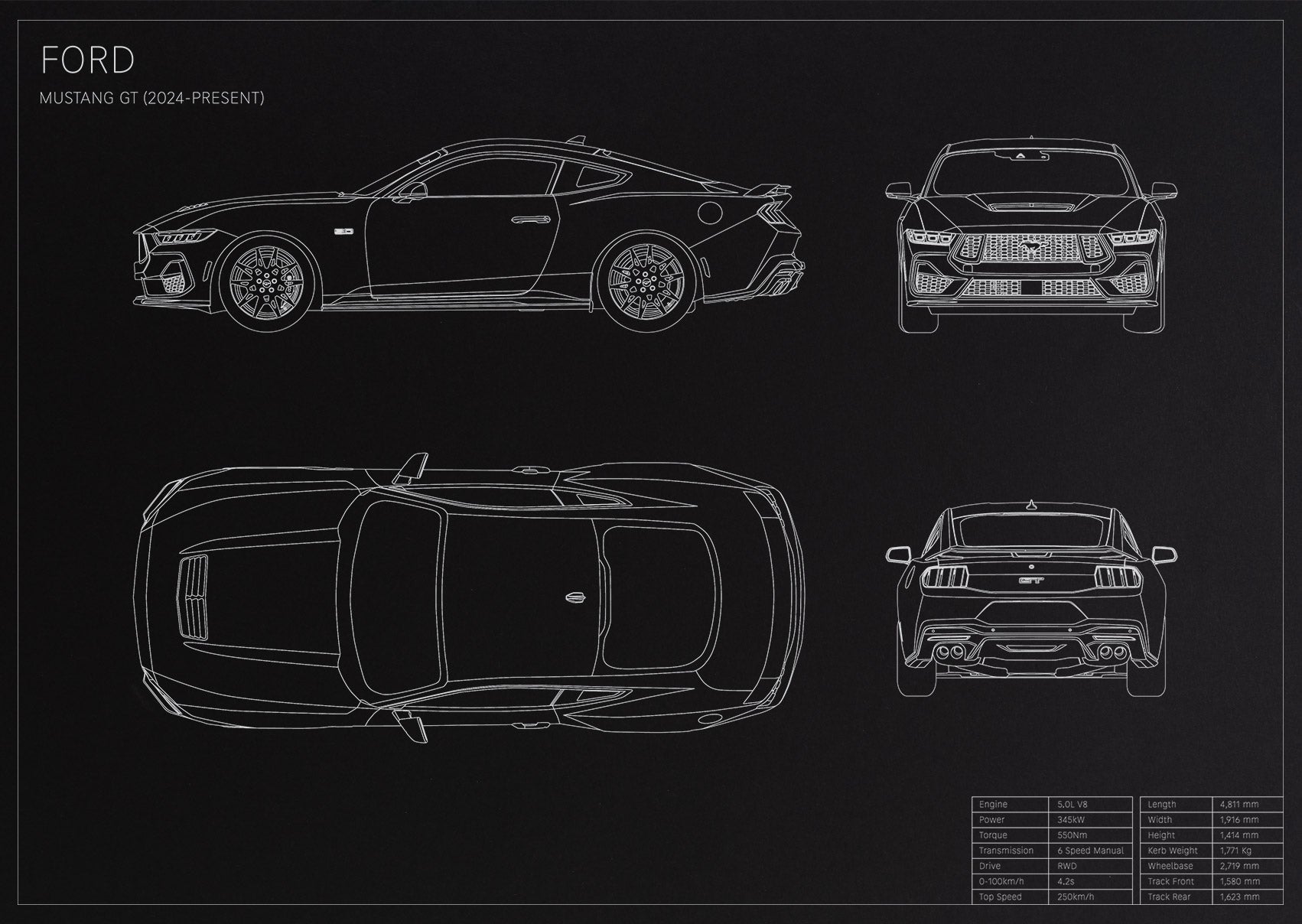 Ford Mustang GT (2024 - present)