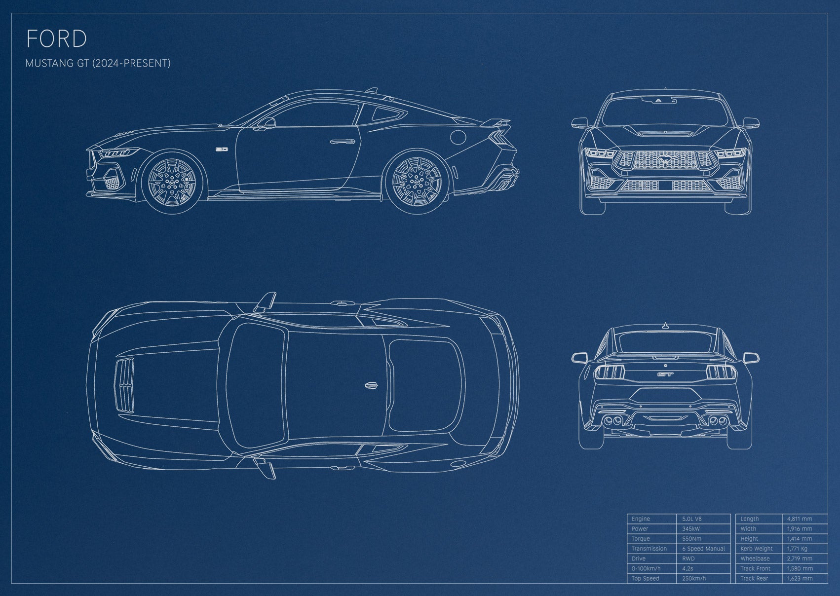 Ford Mustang GT (2024 - present)