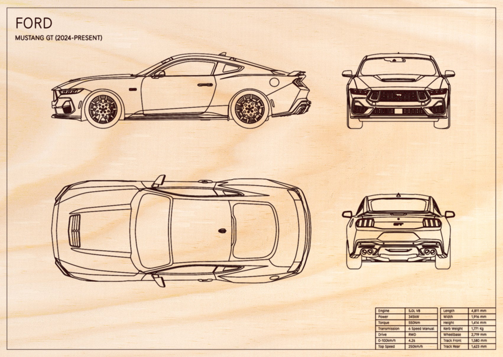 Ford Mustang GT (2024 - present)