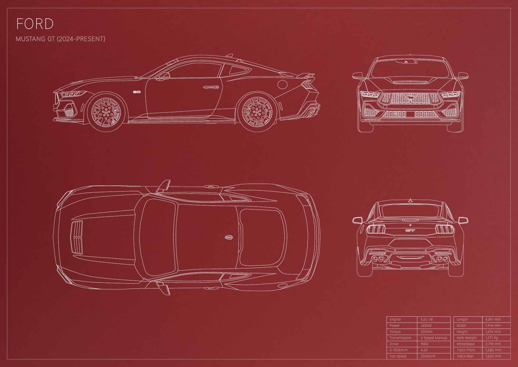 Ford Mustang GT (2024 - present)