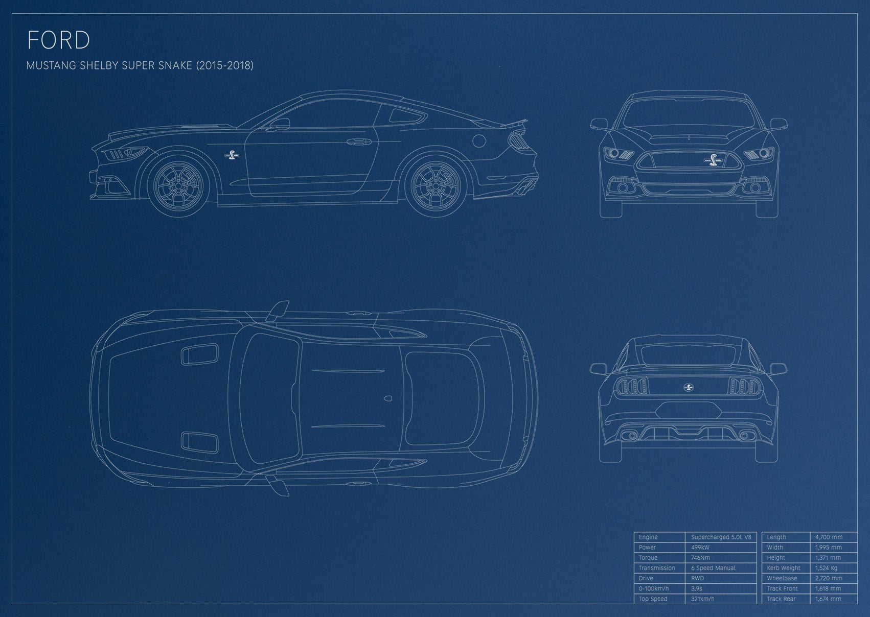 Ford Mustang Shelby Super Snake (2015 - 2018)