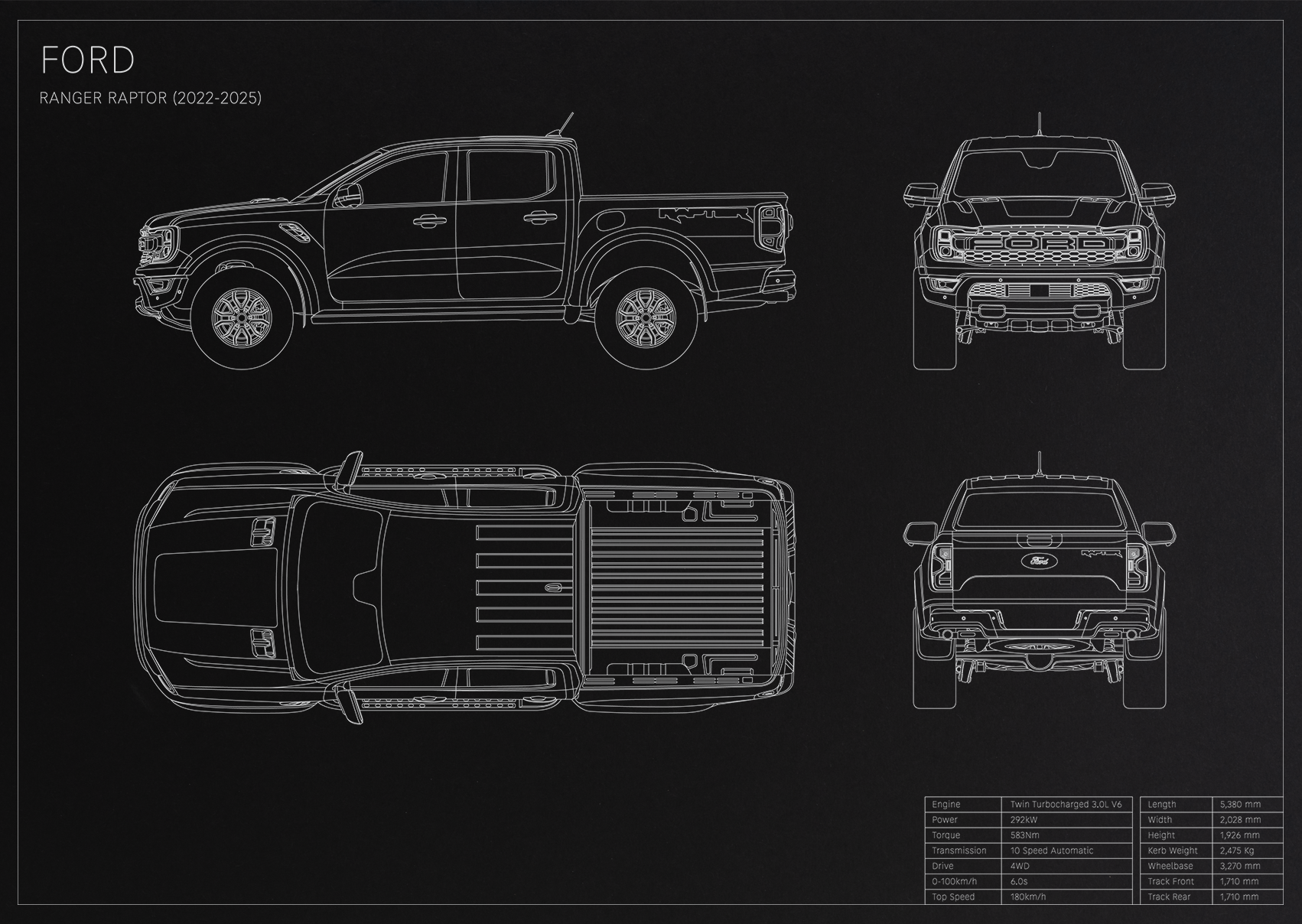 Ford Ranger Raptor (2022 - 2025)