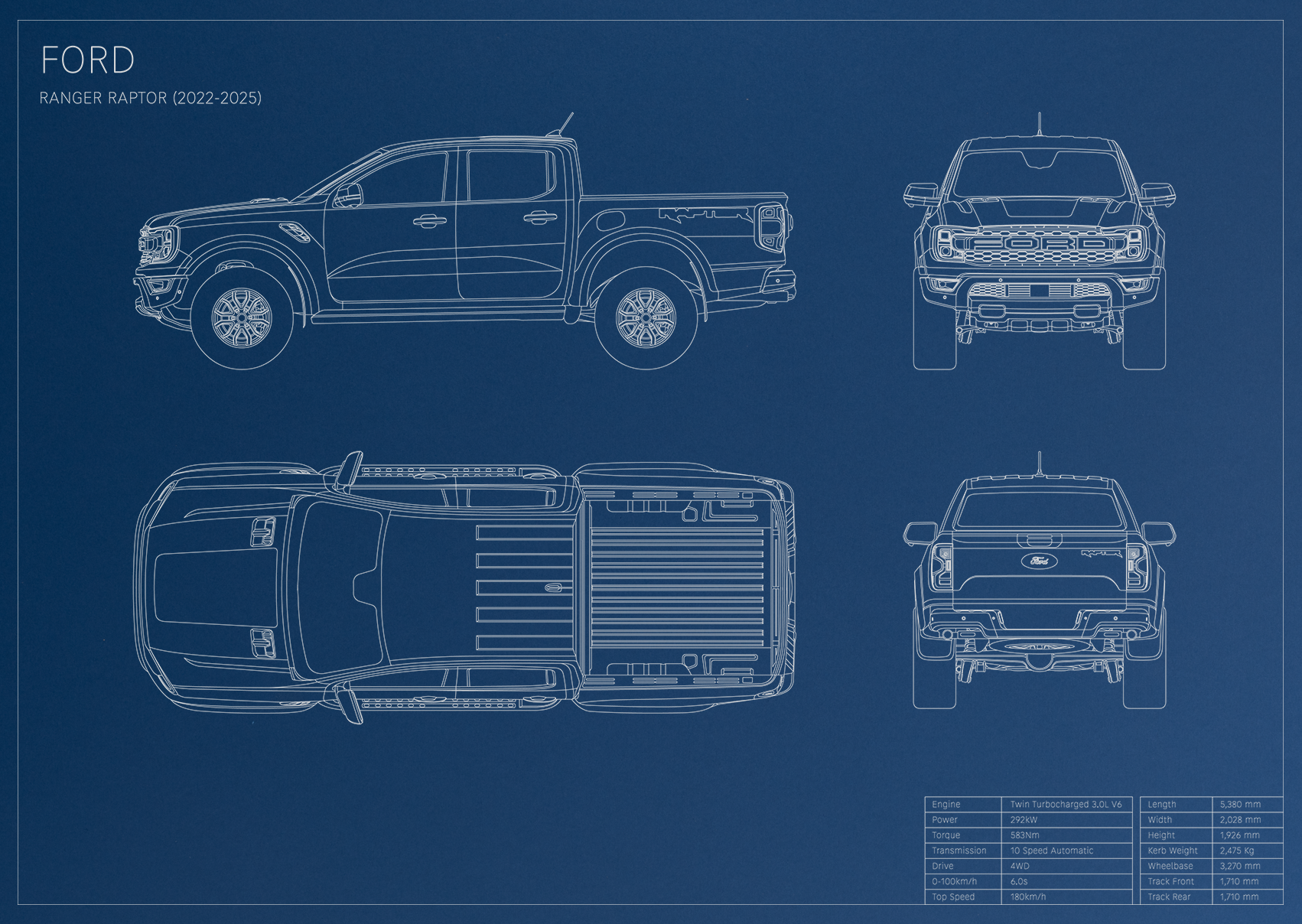 Ford Ranger Raptor (2022 - 2025)