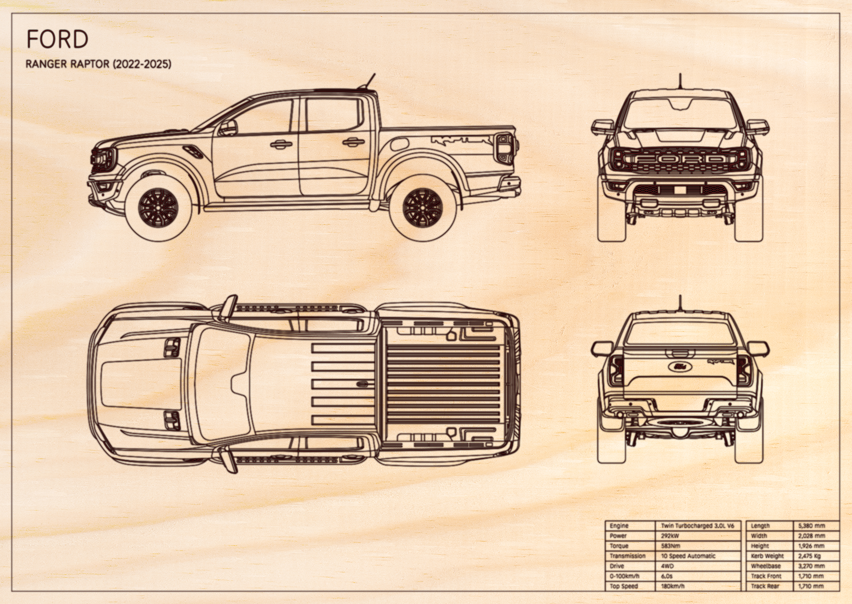 Ford Ranger Raptor (2022 - 2025)