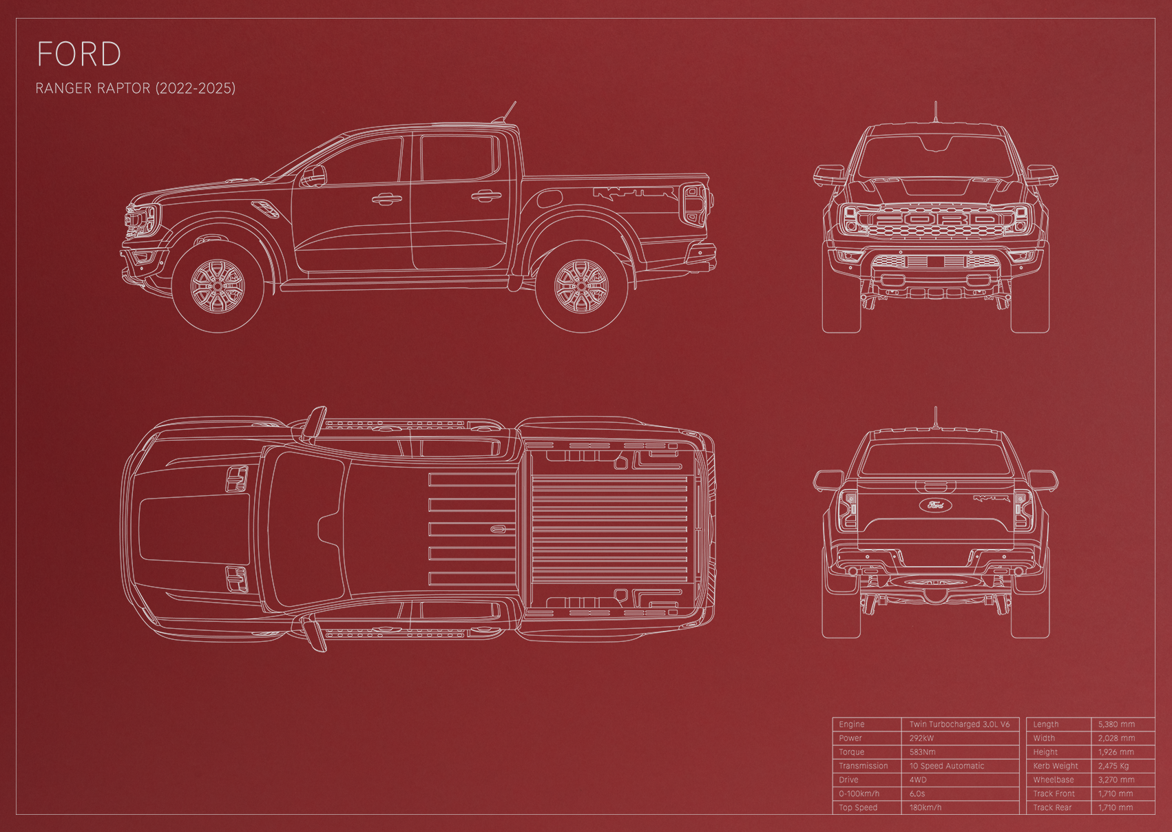Ford Ranger Raptor (2022 - 2025)