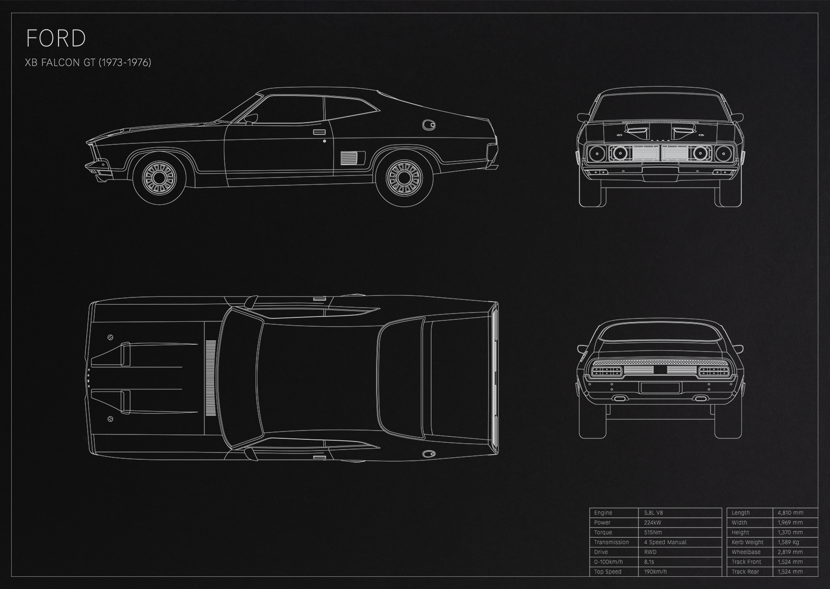 Ford XB Falcon GT (1973 - 1976)
