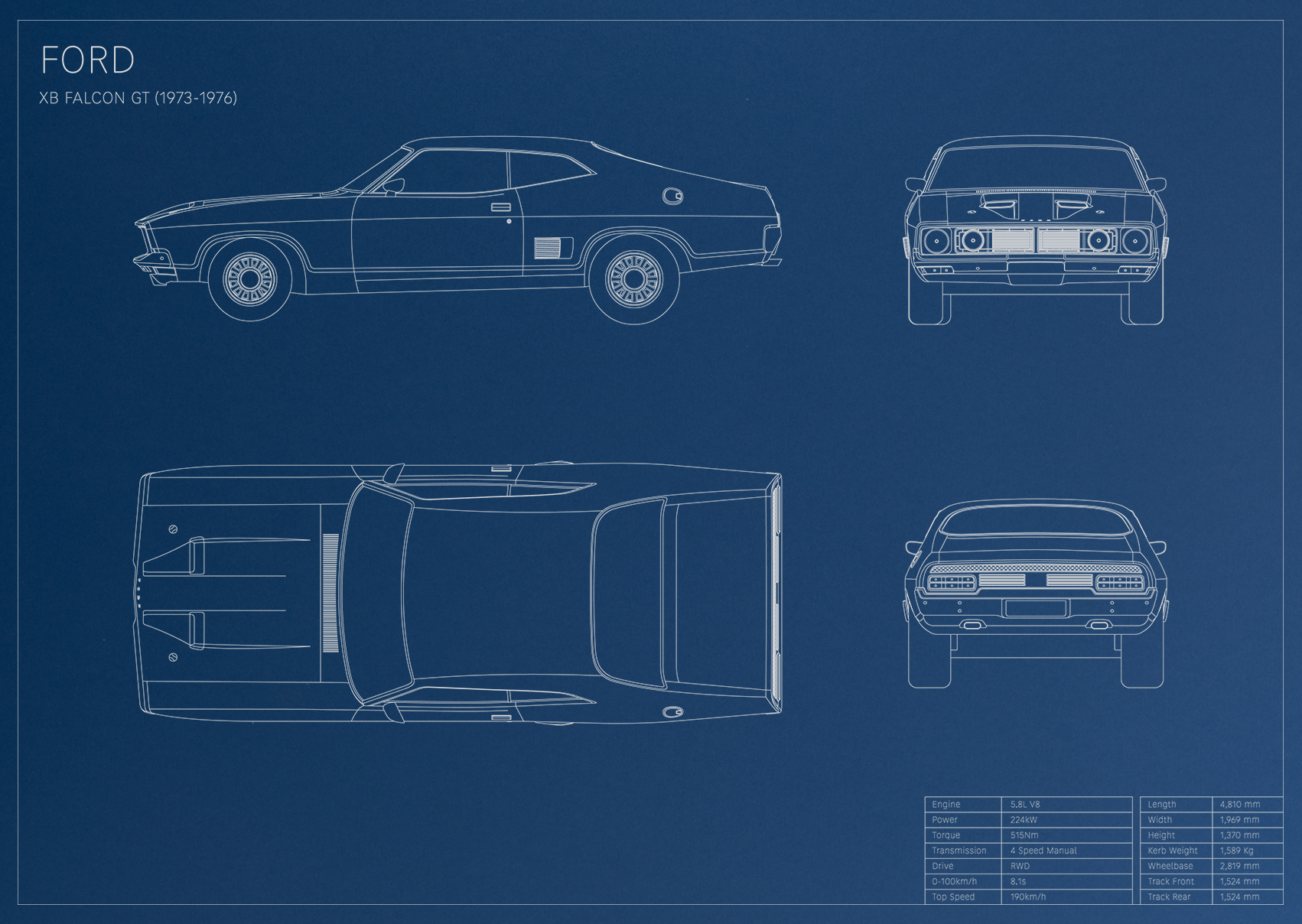 Ford XB Falcon GT (1973 - 1976)