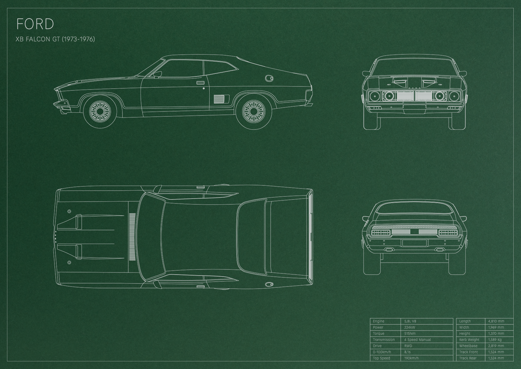 Ford XB Falcon GT (1973 - 1976)