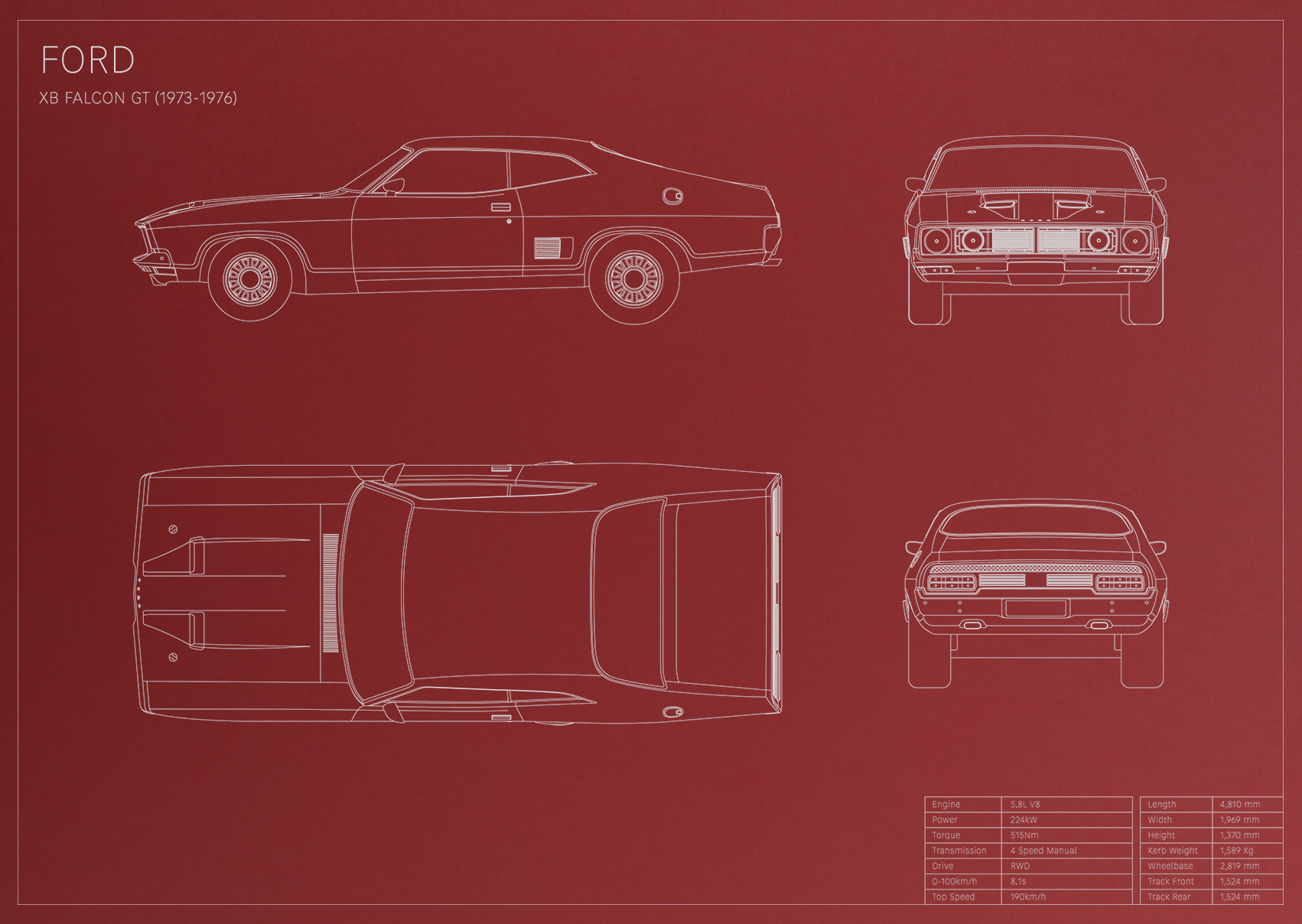 Ford XB Falcon GT (1973 - 1976)