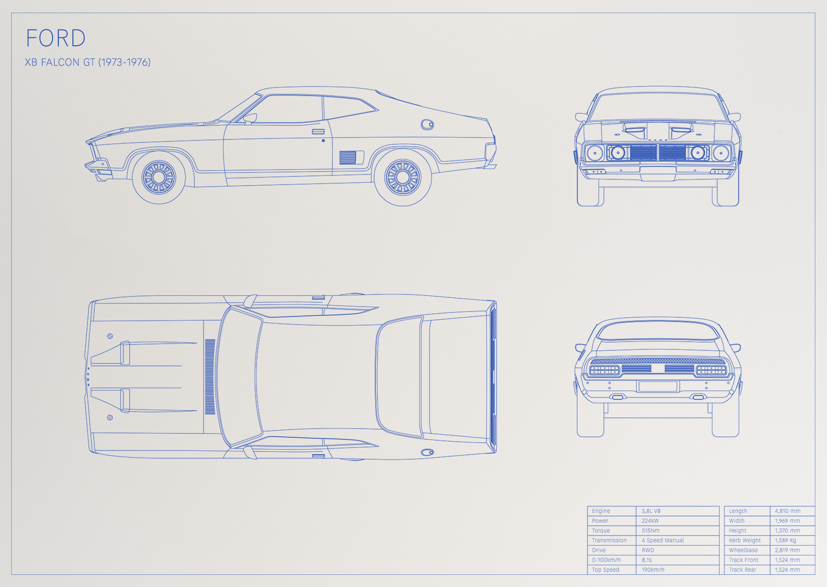 Ford XB Falcon GT (1973 - 1976)