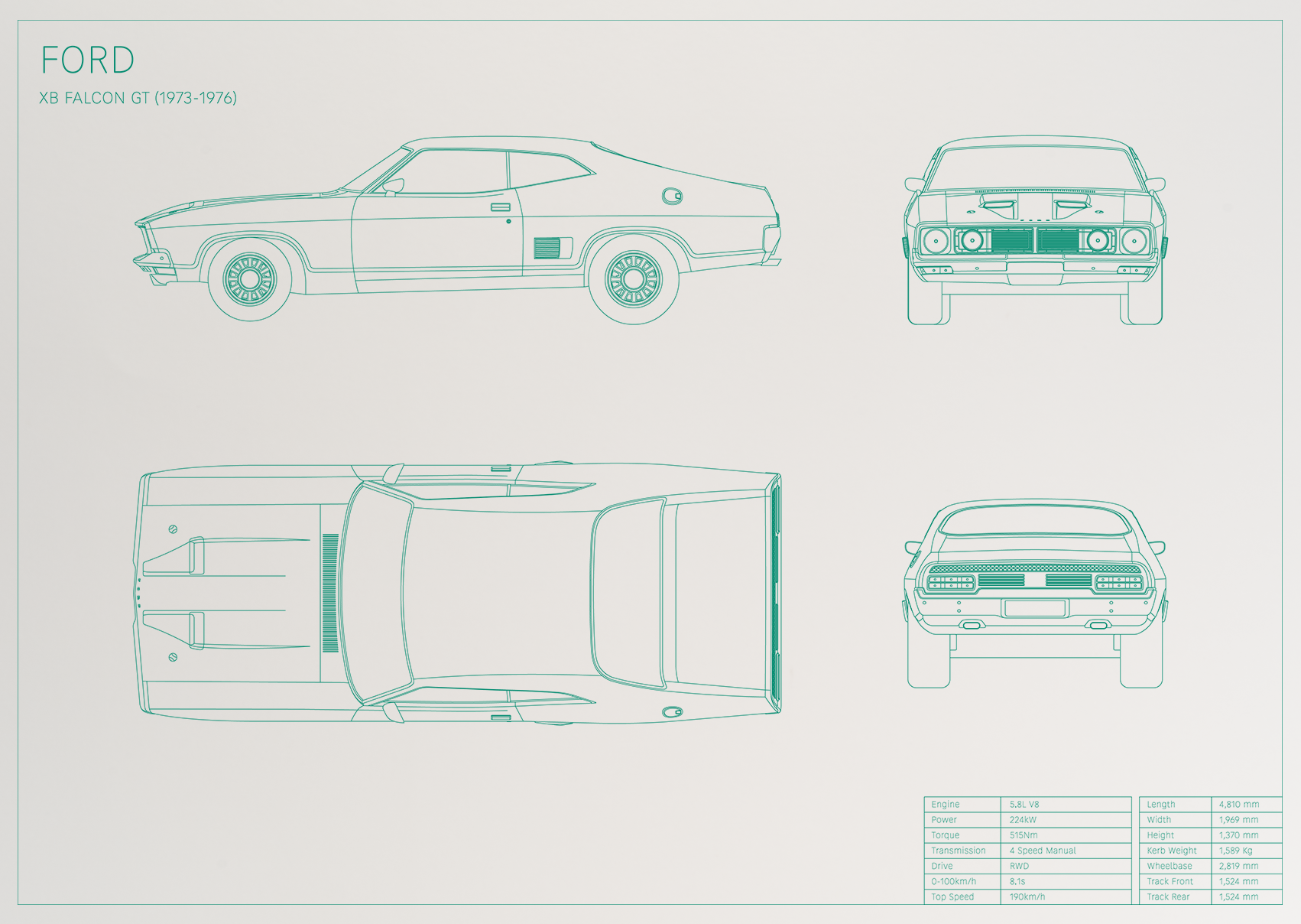 Ford XB Falcon GT (1973 - 1976)