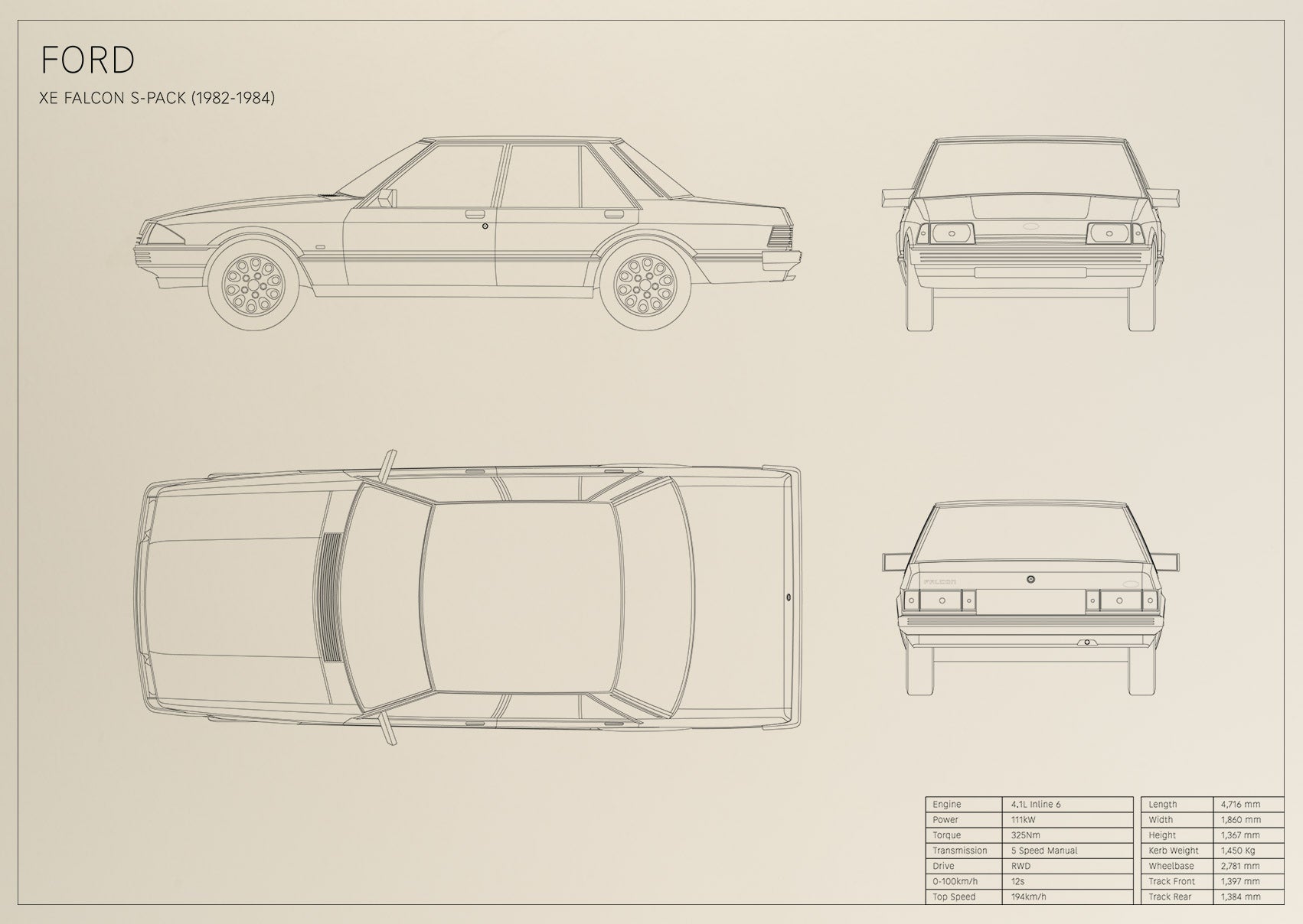 Ford Falcon XE S-Pack (1982 - 1984)