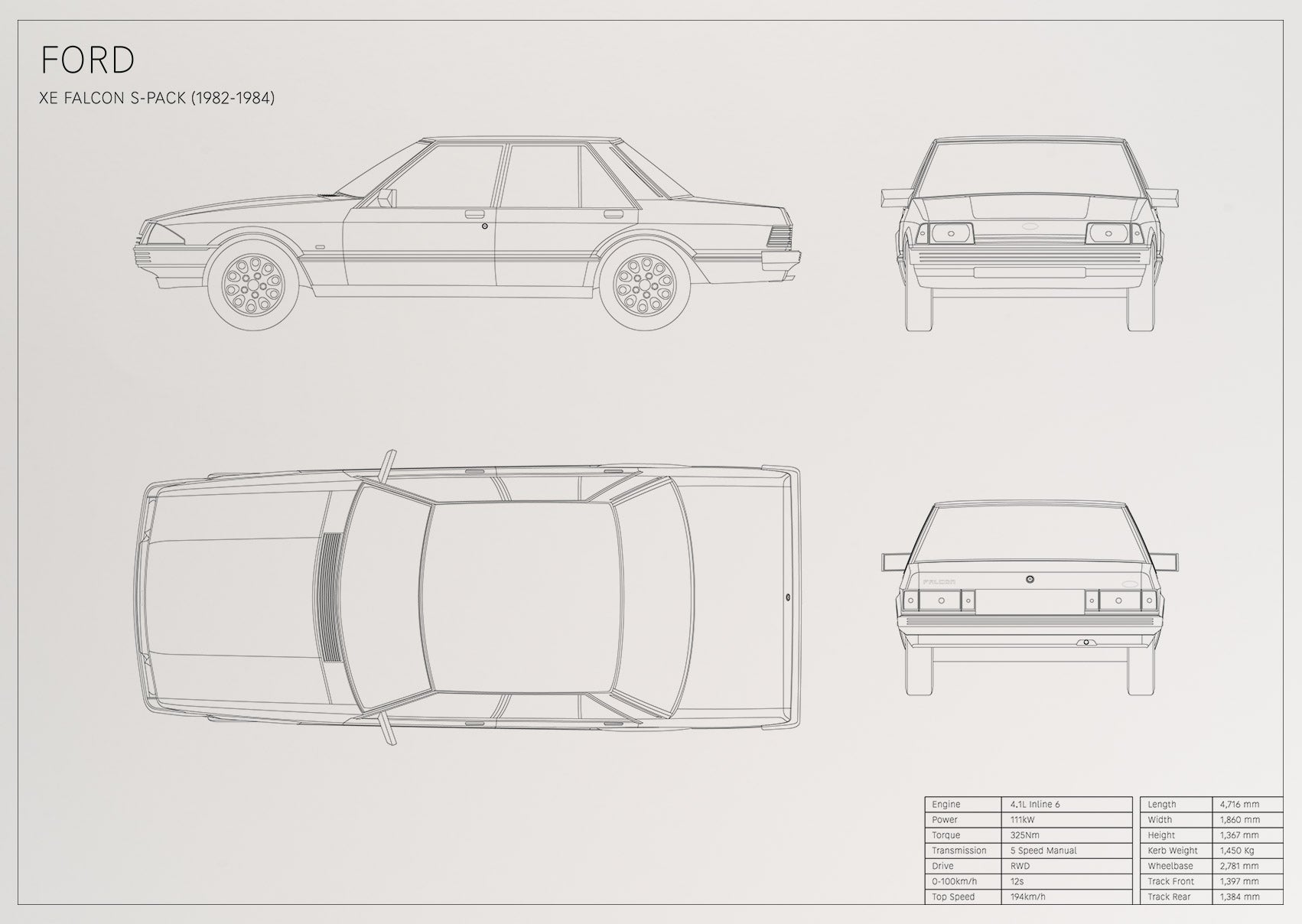 Ford Falcon XE S-Pack (1982 - 1984)