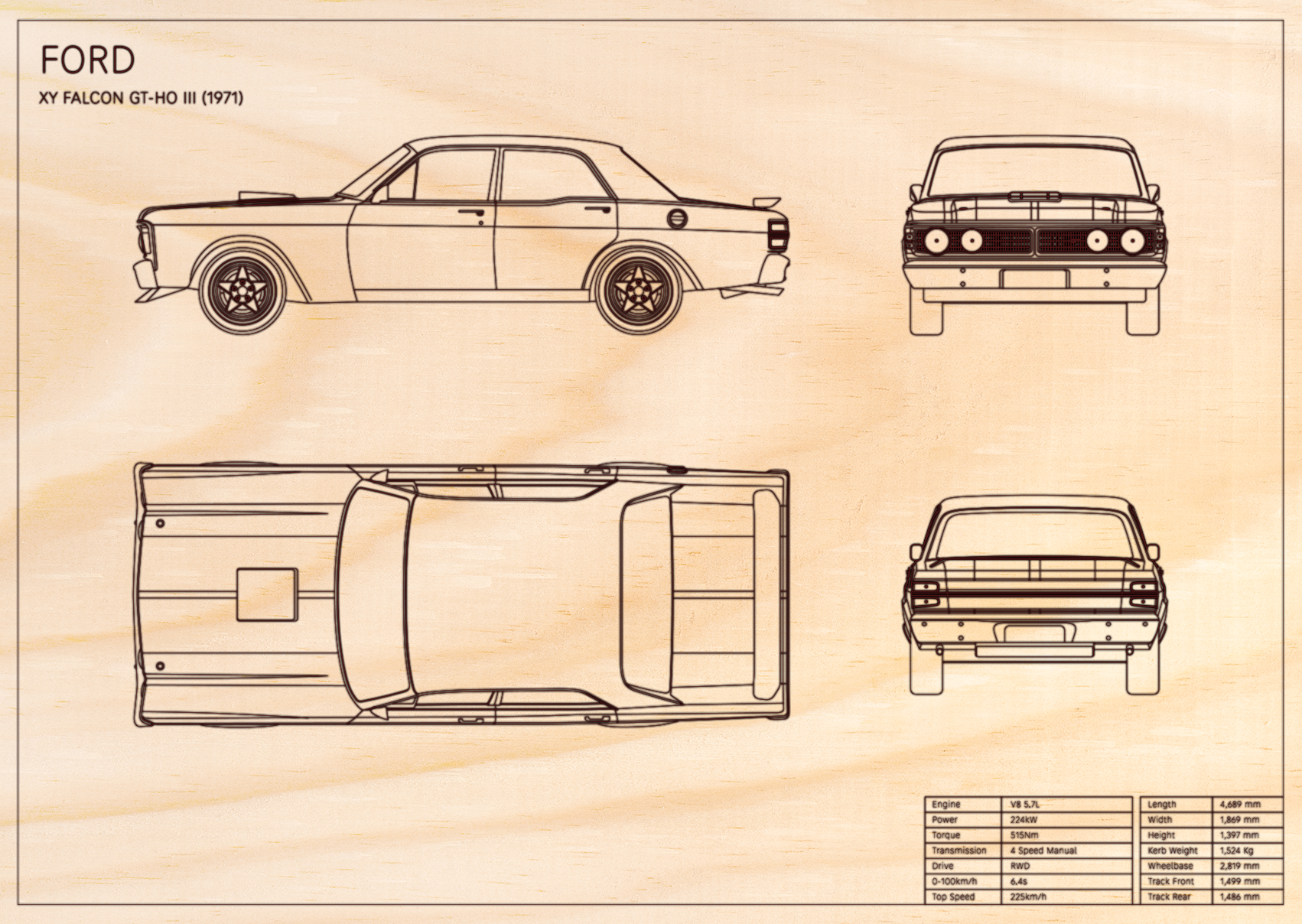 Ford XY Falcon GT-HO III (1971)