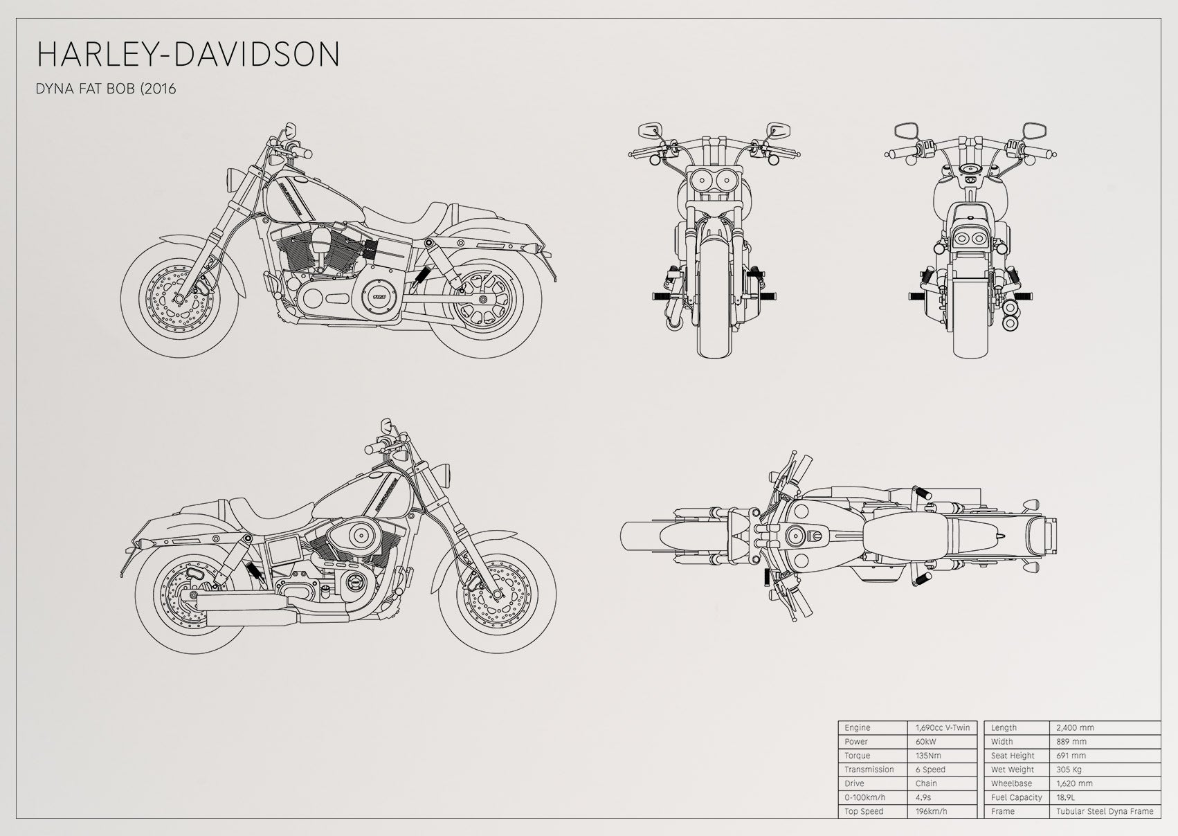 Harley-Davidson Dyna Fat Bob (2016)