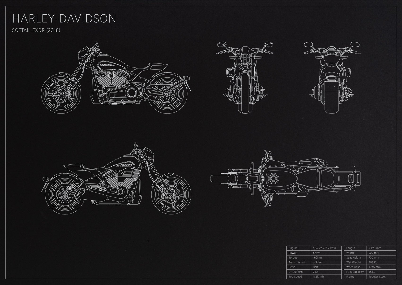 Harley-Davidson Softail FXDR (2018)
