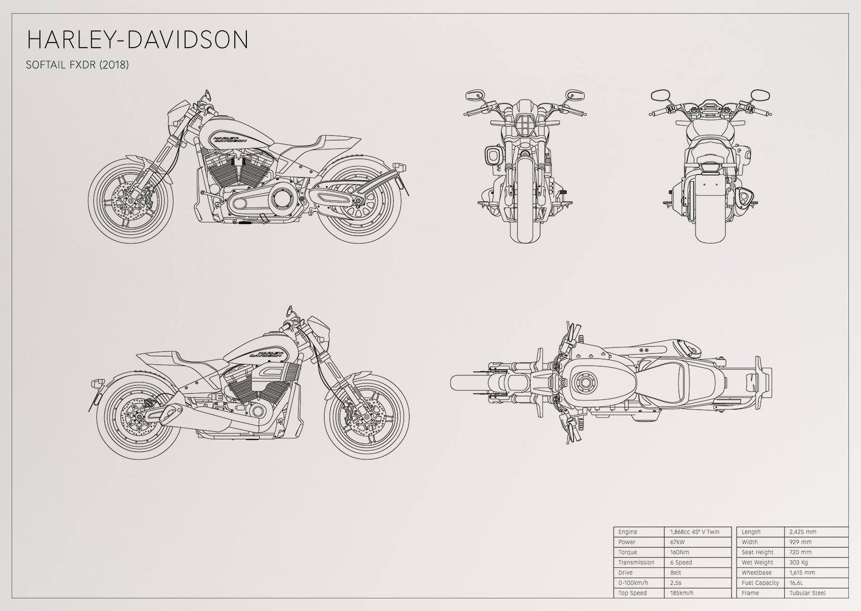 Harley-Davidson Softail FXDR (2018)