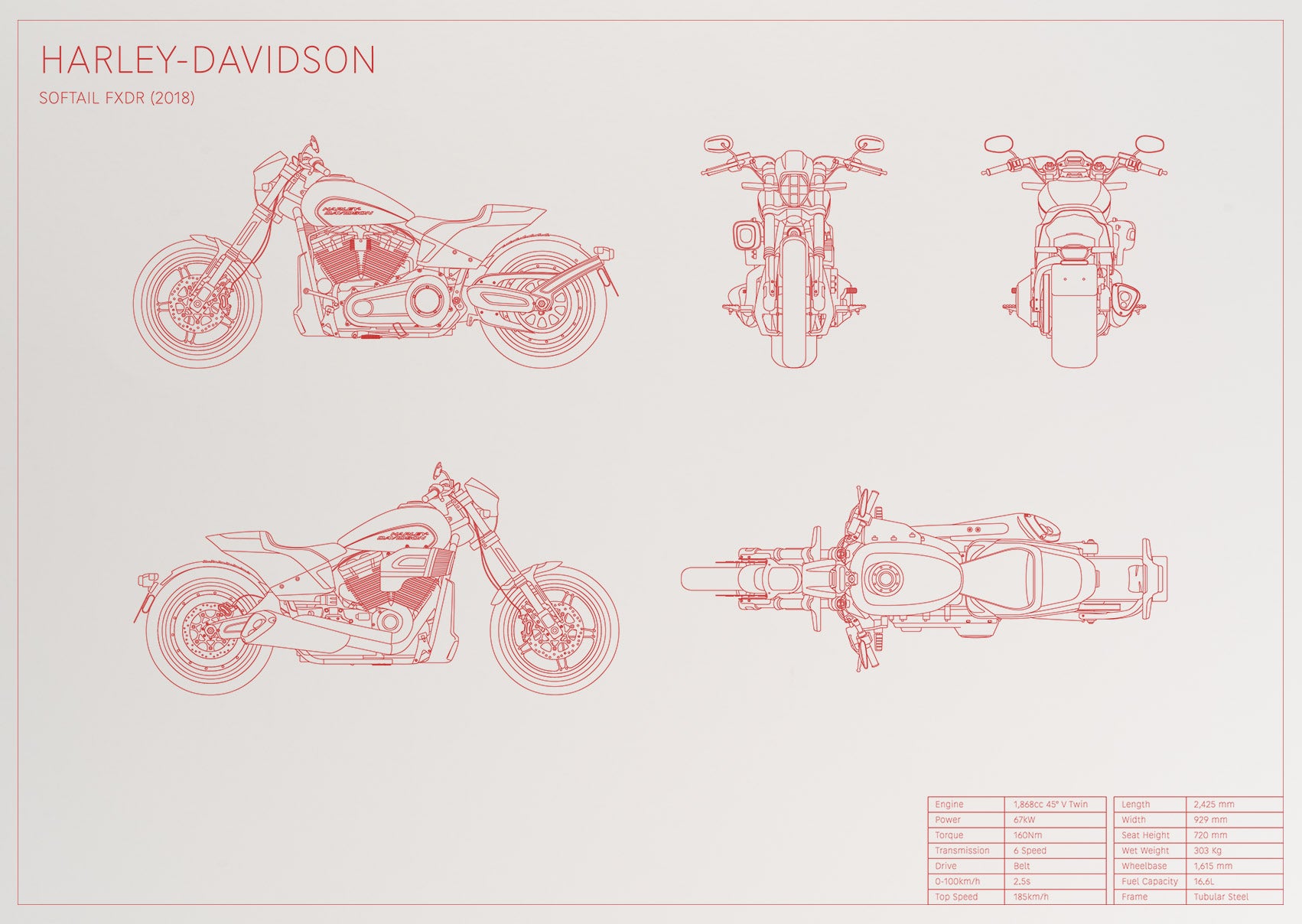 Harley-Davidson Softail FXDR (2018)