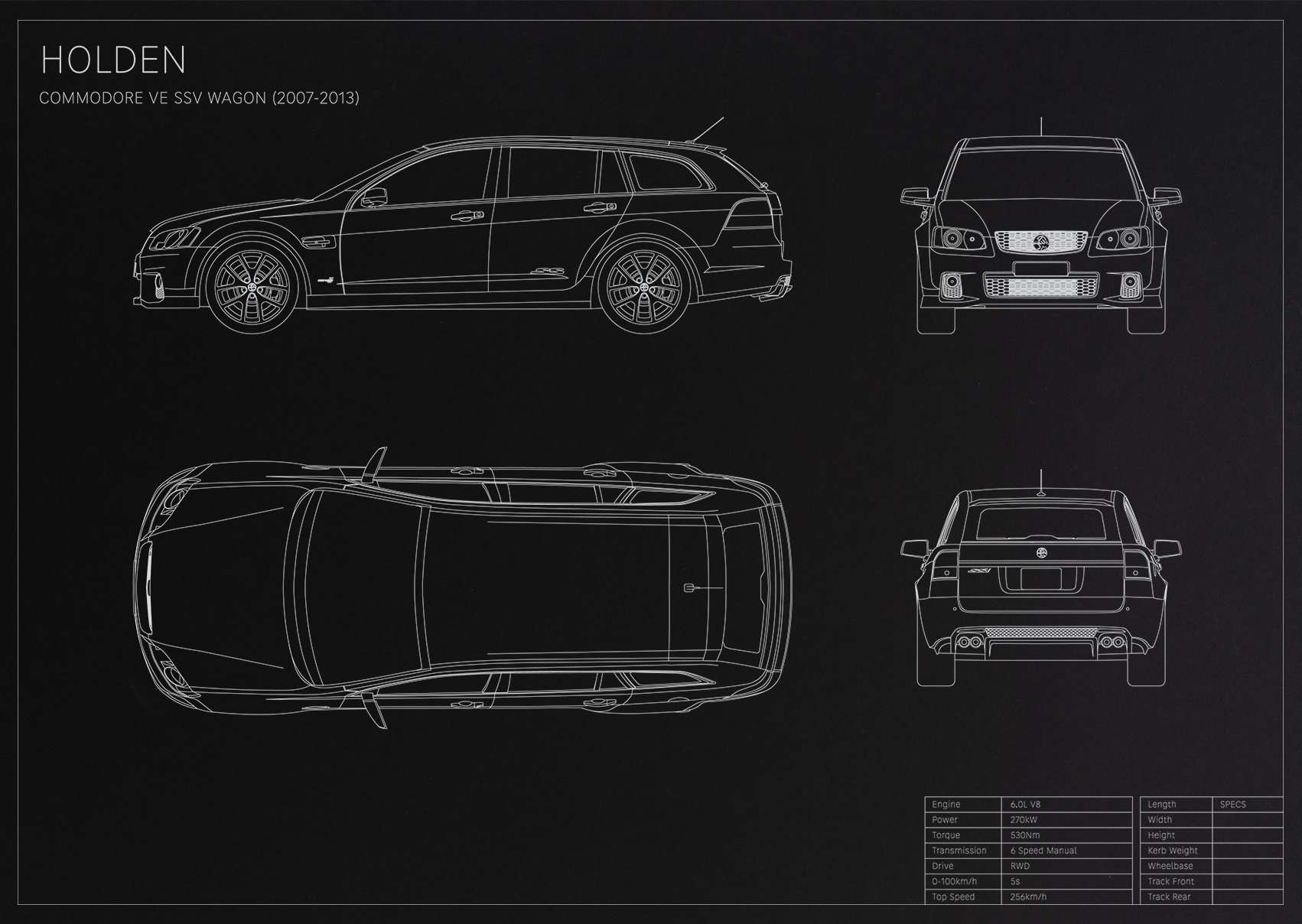 Holden Commodore VE SSV Wagon (2007 - 2013)