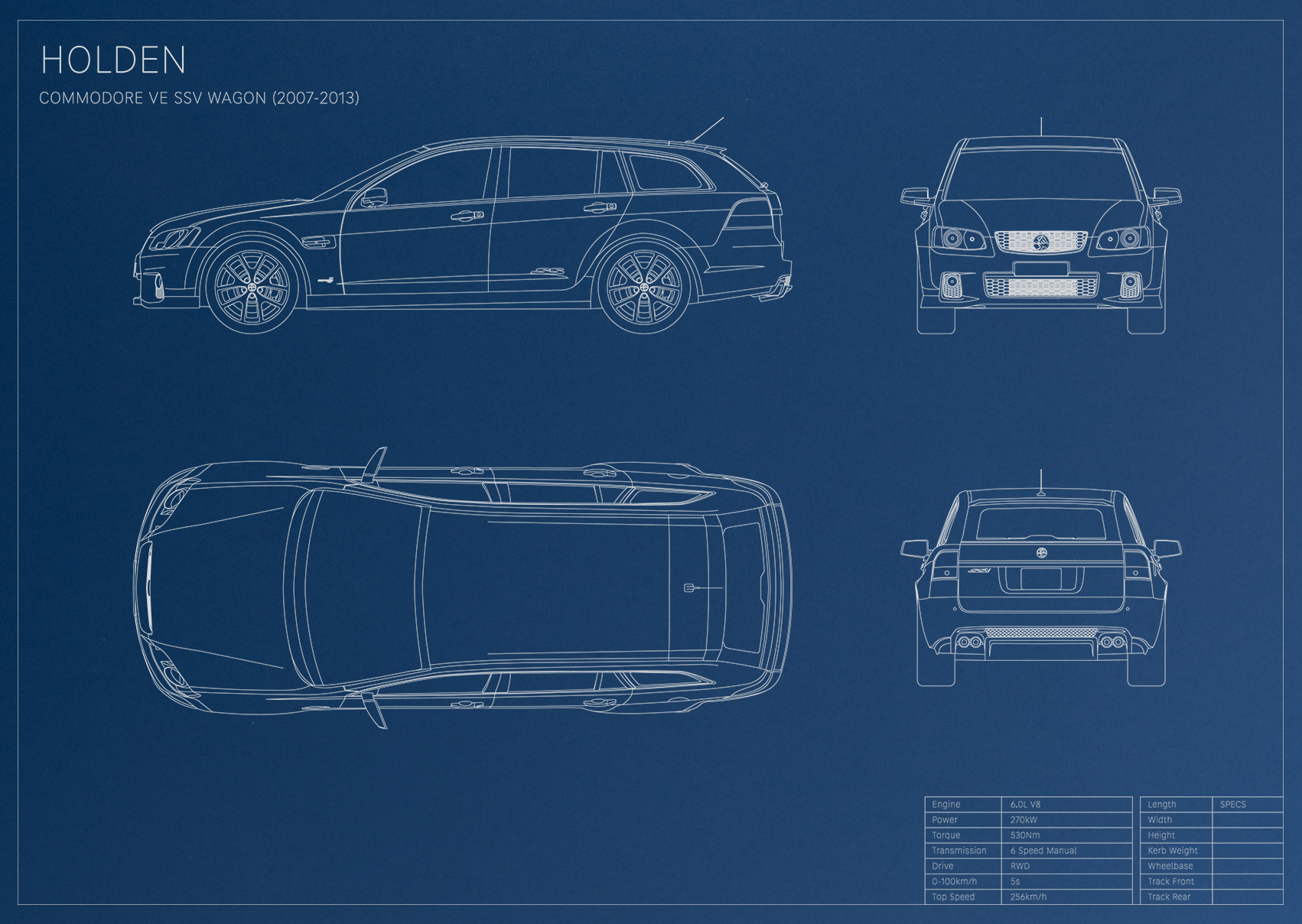 Holden Commodore VE SSV Wagon (2007 - 2013)