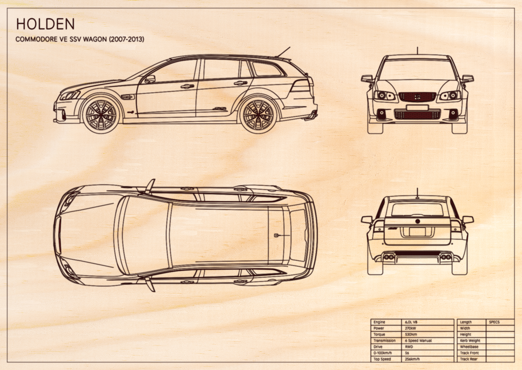 Holden Commodore VE SSV Wagon (2007 - 2013)