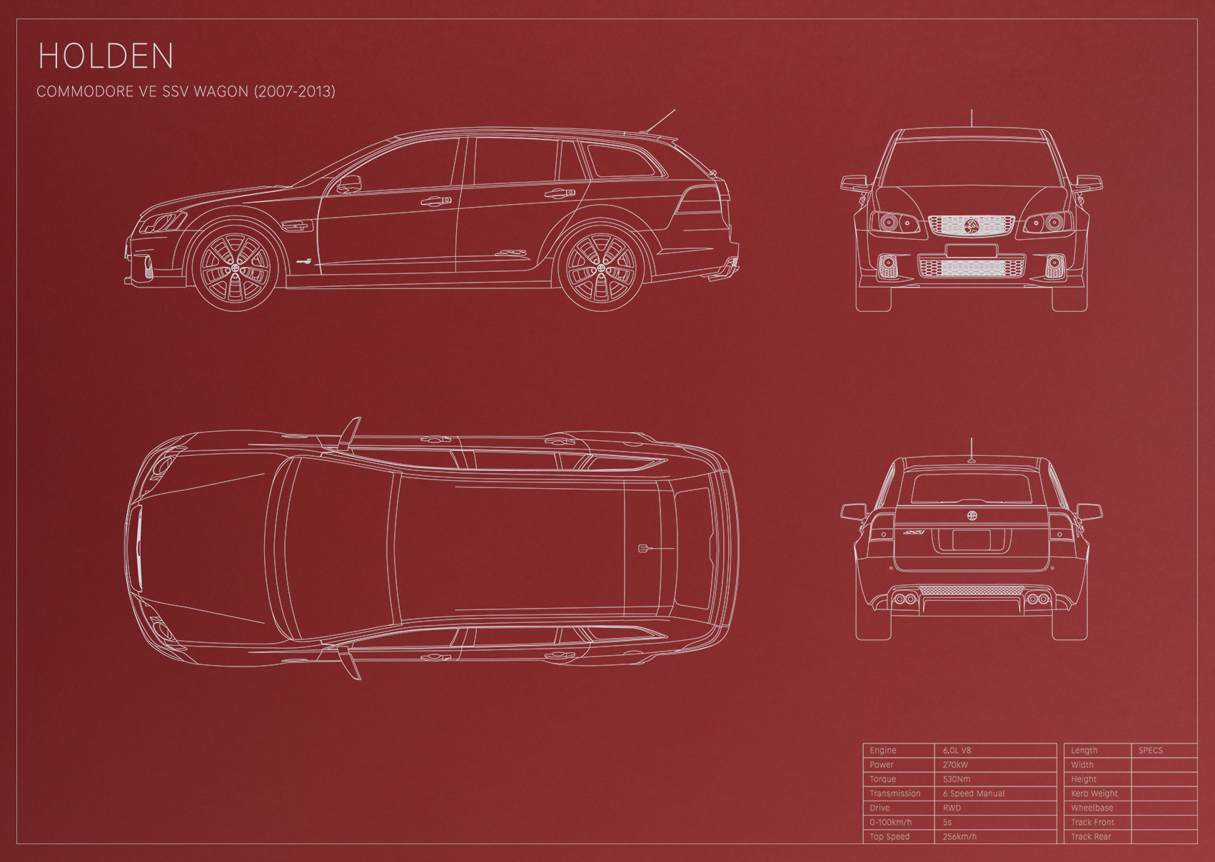 Holden Commodore VE SSV Wagon (2007 - 2013)