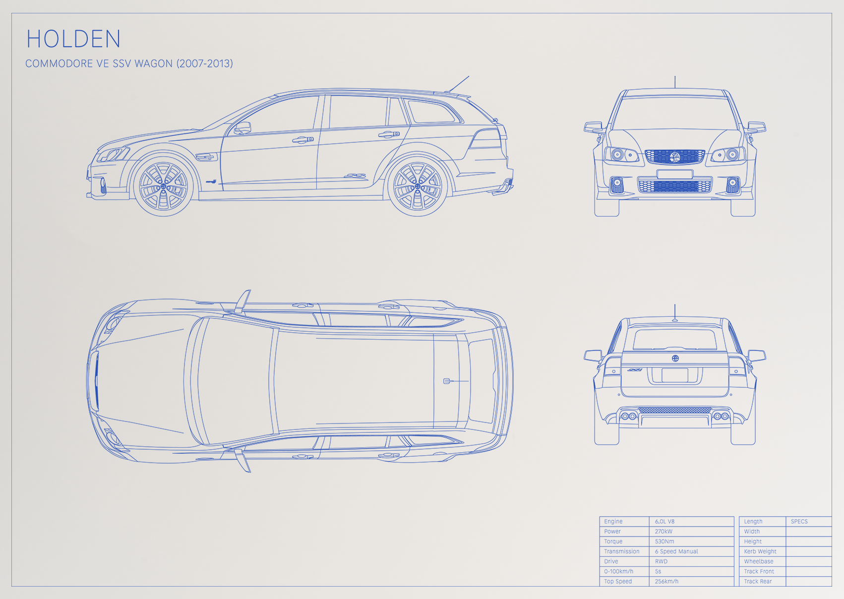 Holden Commodore VE SSV Wagon (2007 - 2013)