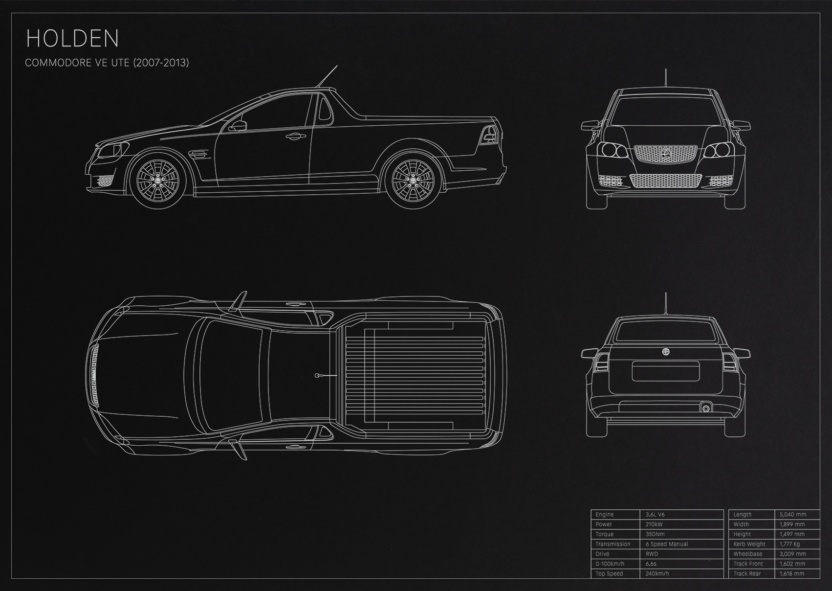 Holden Commodore VE Ute (2007 - 2013)