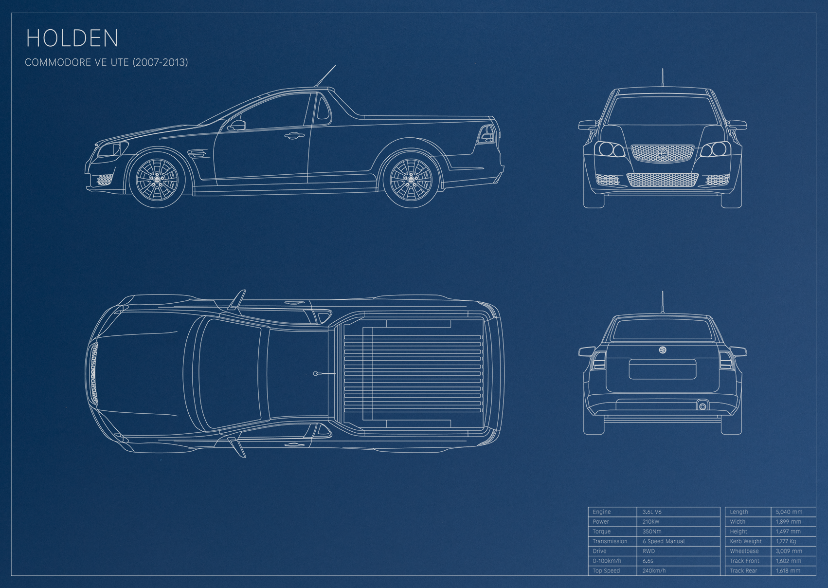 Holden Commodore VE Ute (2007 - 2013)