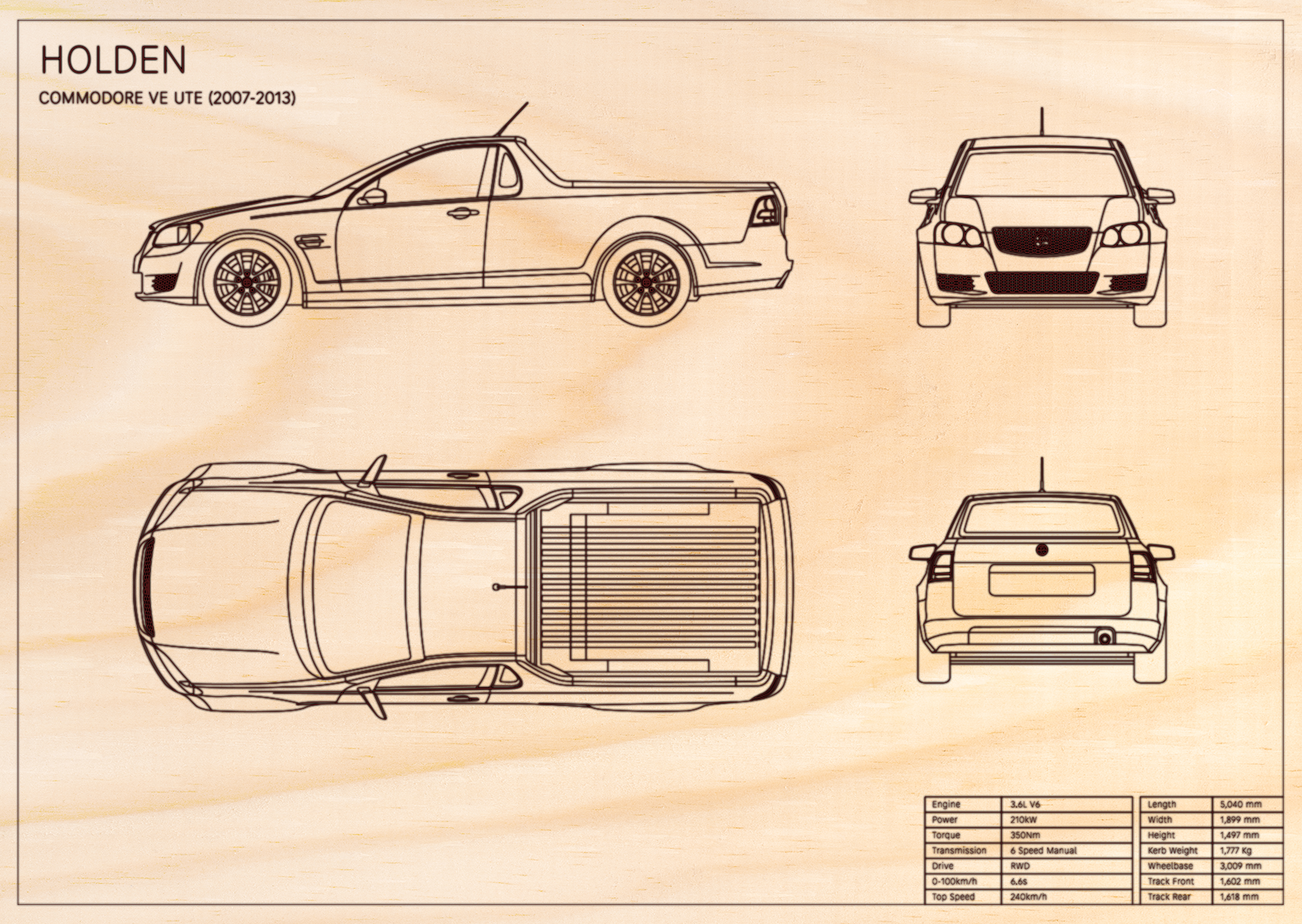 Holden Commodore VE Ute (2007 - 2013)