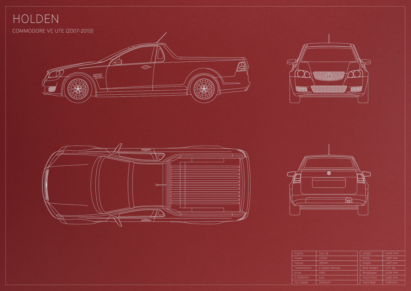 Holden Commodore VE Ute (2007 - 2013)