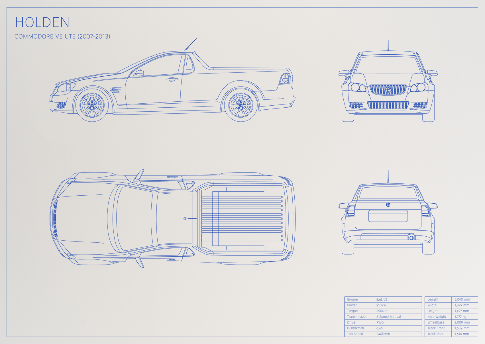 Holden Commodore VE Ute (2007 - 2013)