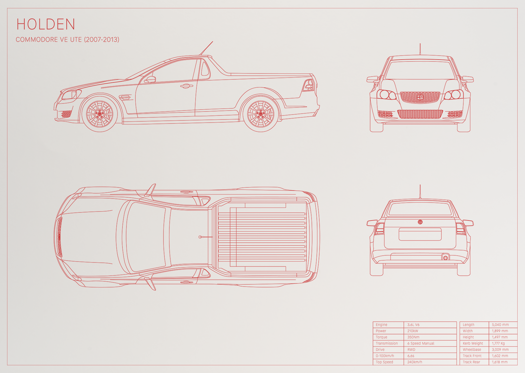 Holden Commodore VE Ute (2007 - 2013)