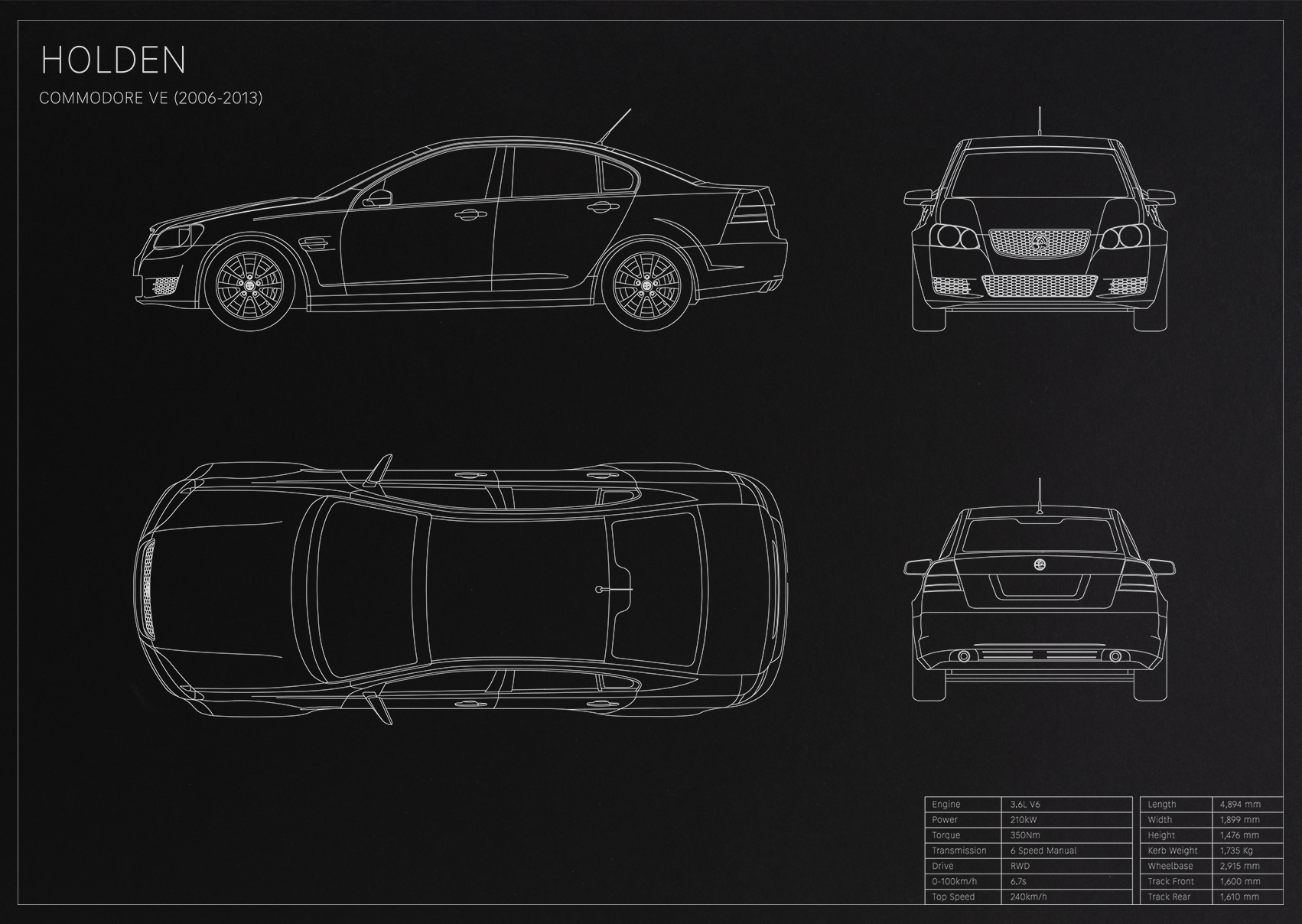 Holden Commodore VE (2006 - 2013)