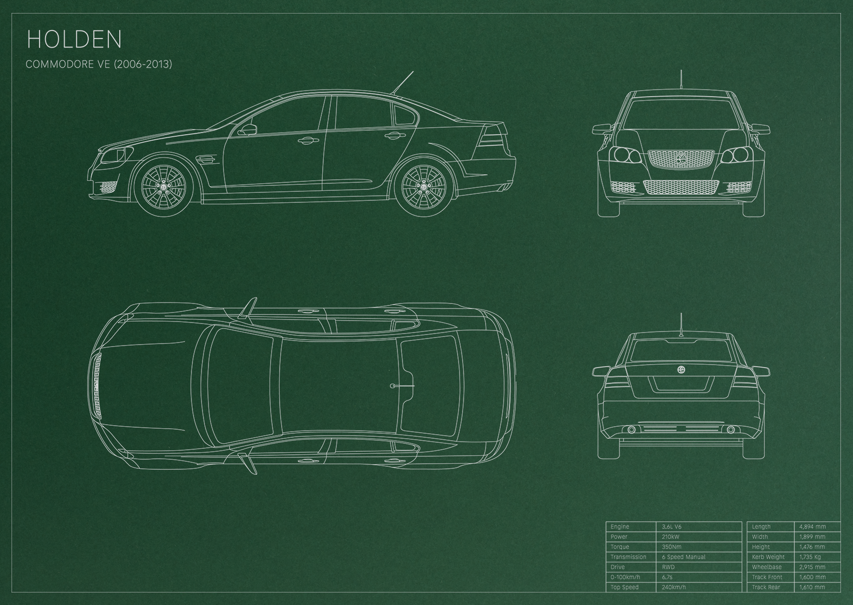 Holden Commodore VE (2006 - 2013)