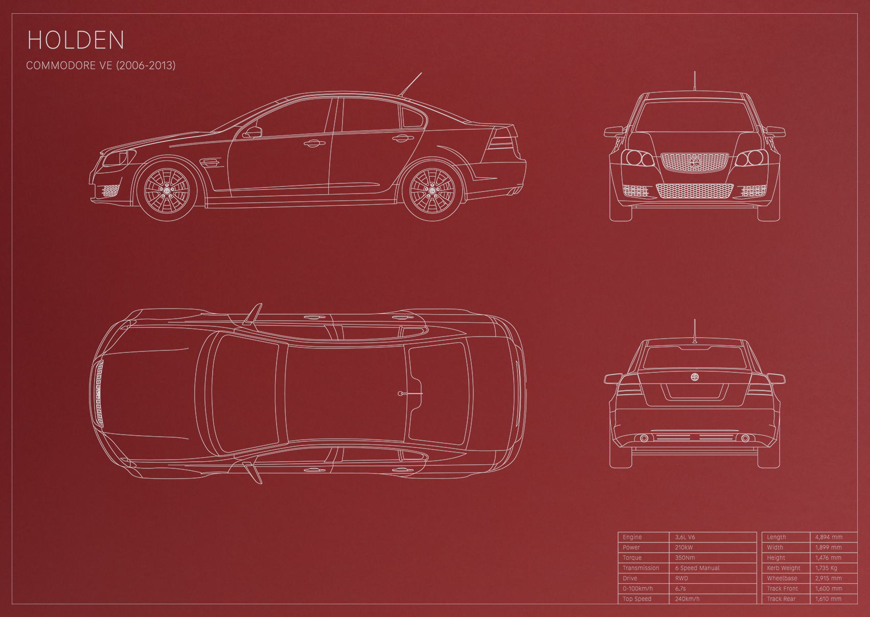 Holden Commodore VE (2006 - 2013)