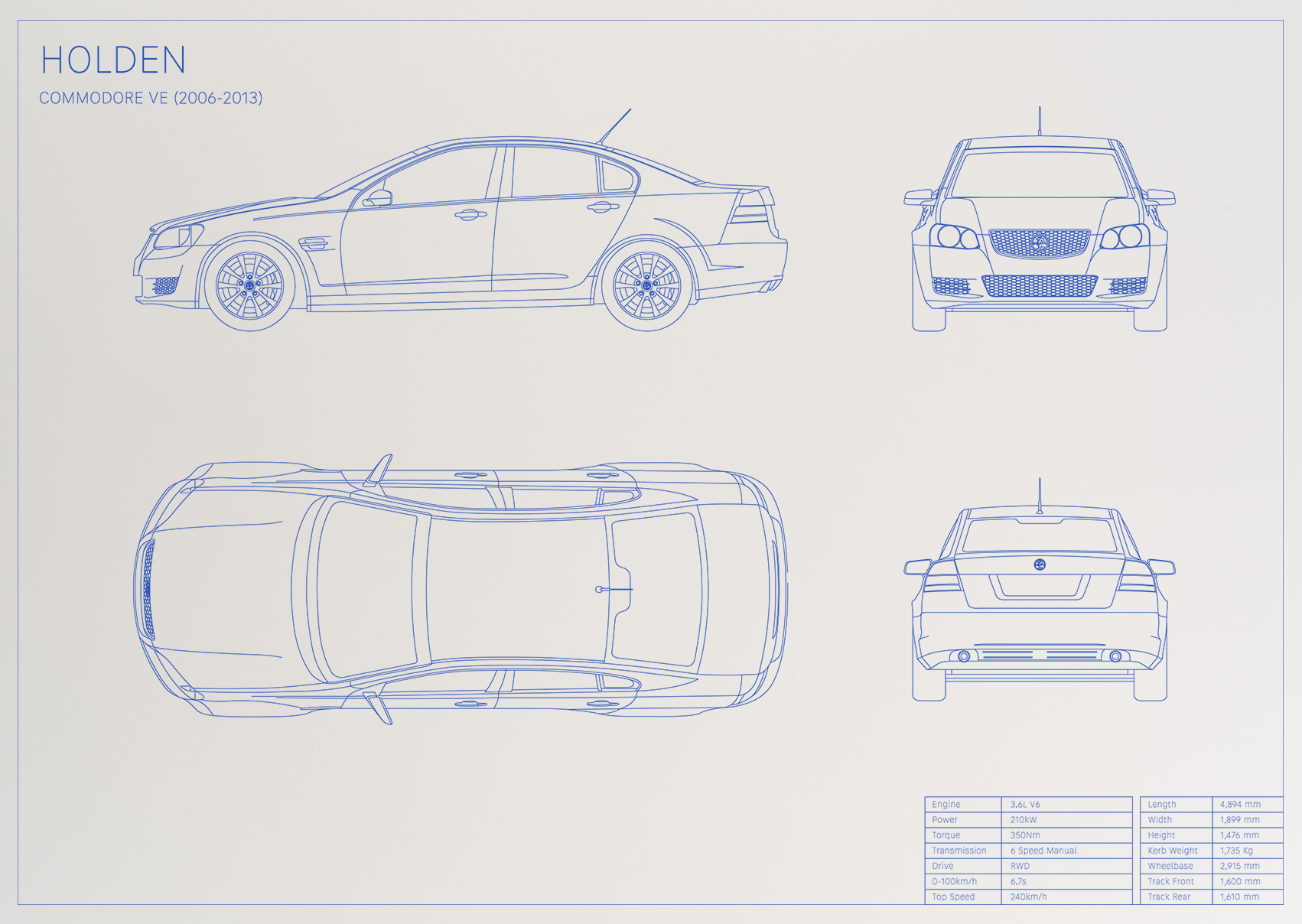 Holden Commodore VE (2006 - 2013)