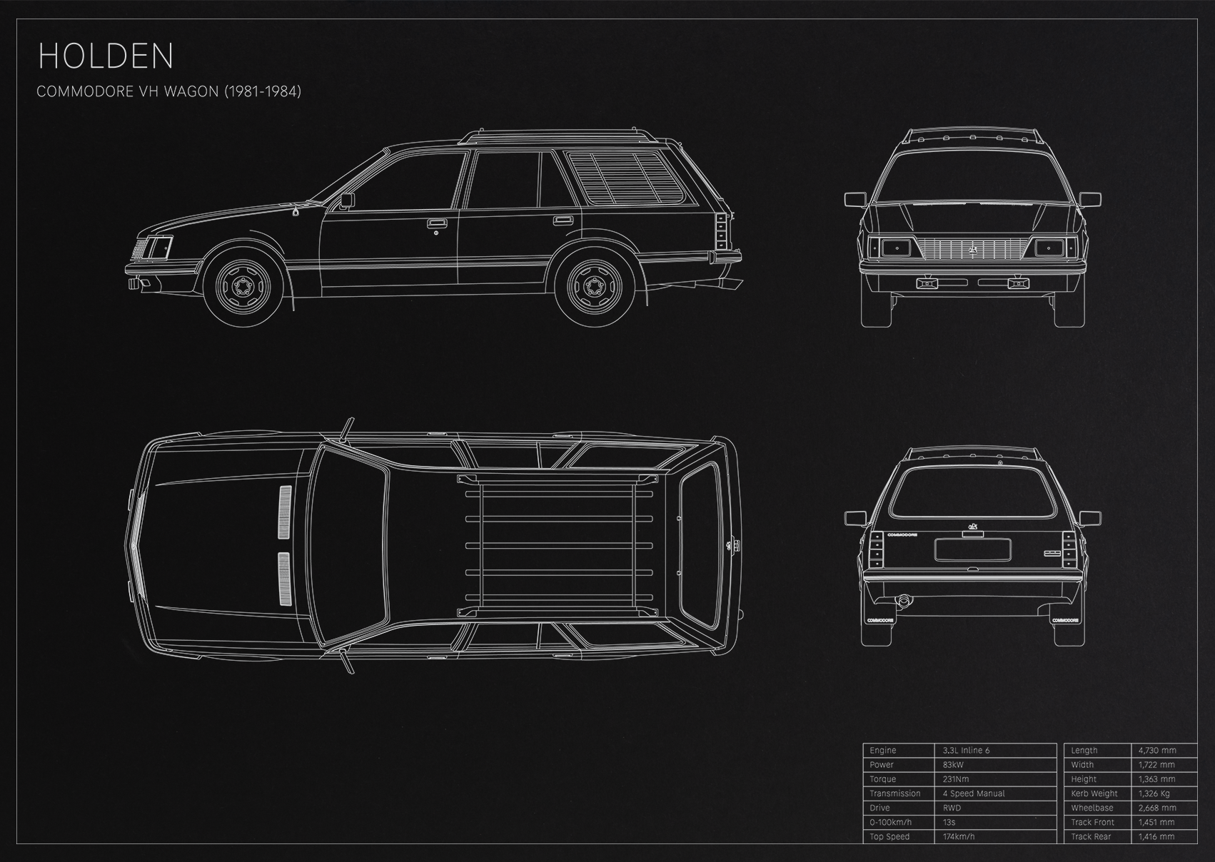 Holden Commodore VH Wagon (1981 - 1984)