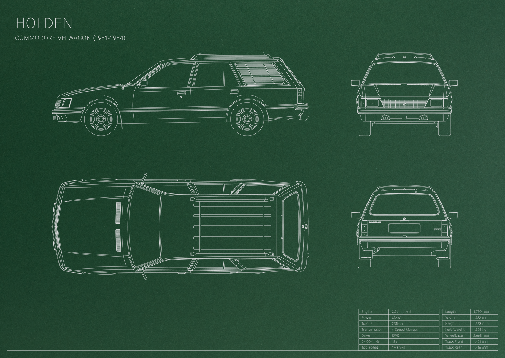 Holden Commodore VH Wagon (1981 - 1984)
