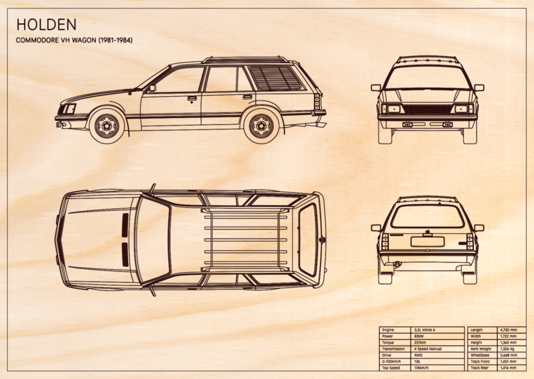 Holden Commodore VH Wagon (1981 - 1984)