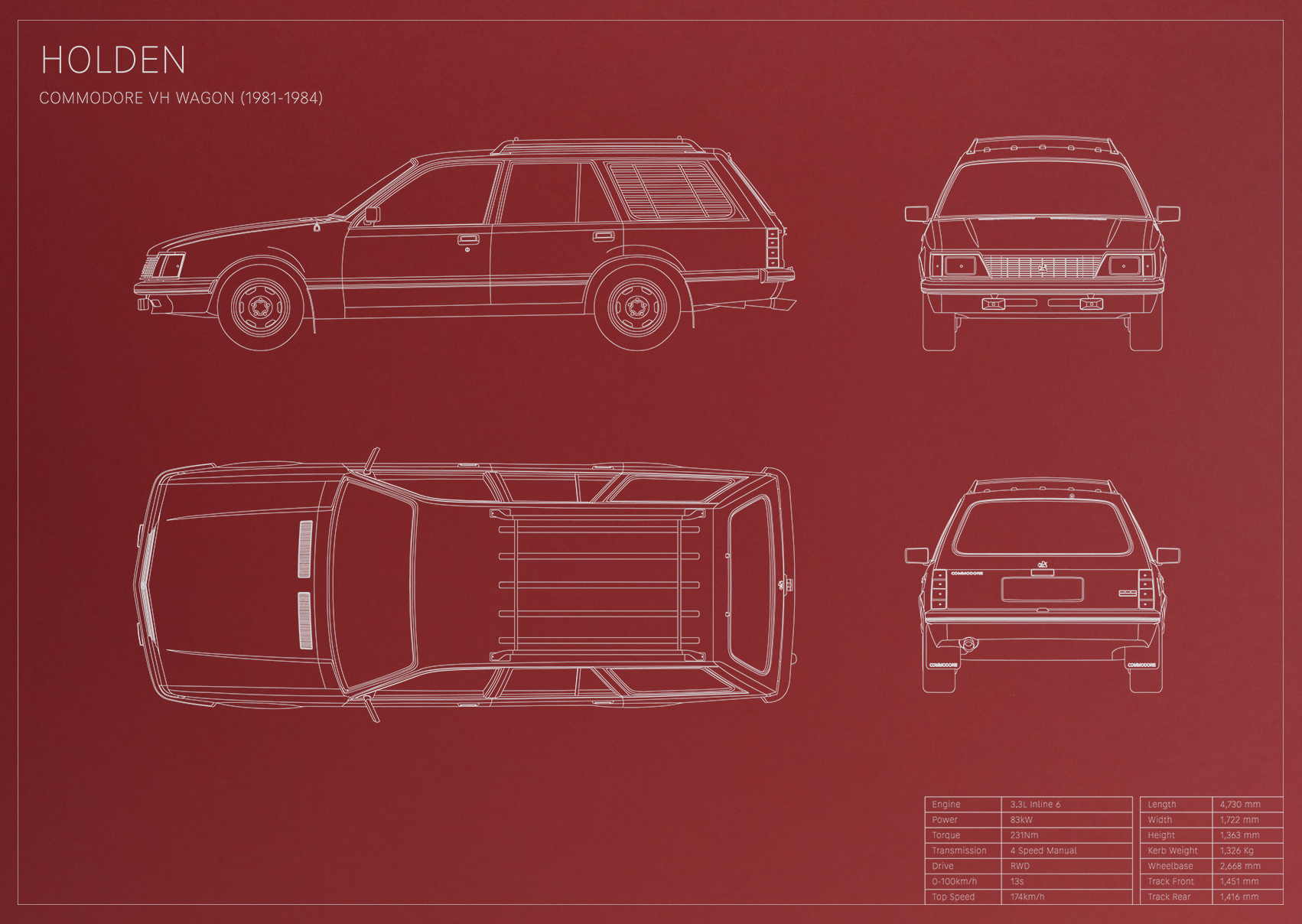 Holden Commodore VH Wagon (1981 - 1984)